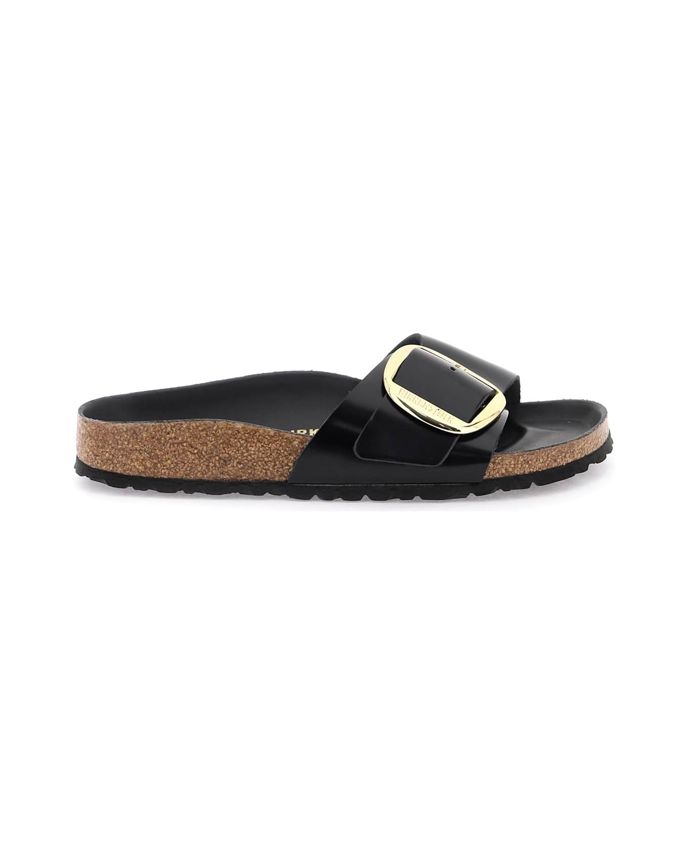 Birkenstock Madrid Big Buckle Sandals - Black
