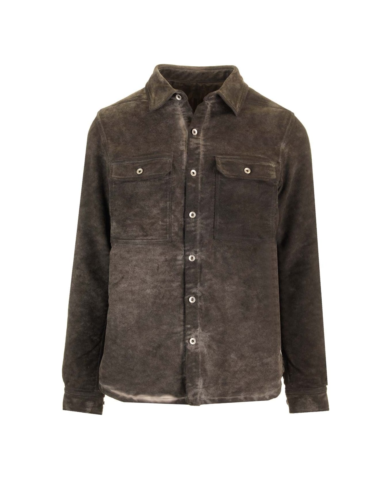 DRKSHDW Black Denim Shirt - Grey