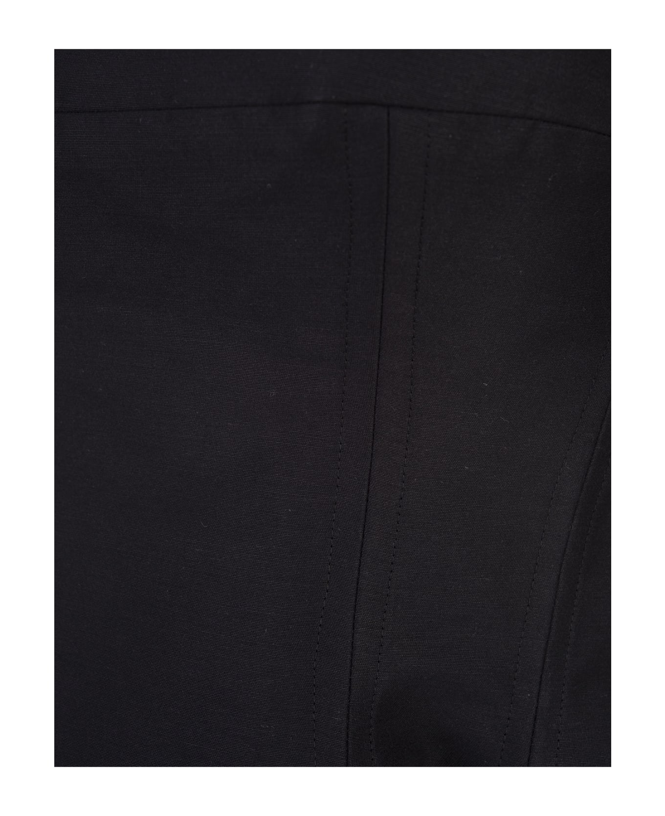 Marni Black Flared Midi Dress - Black