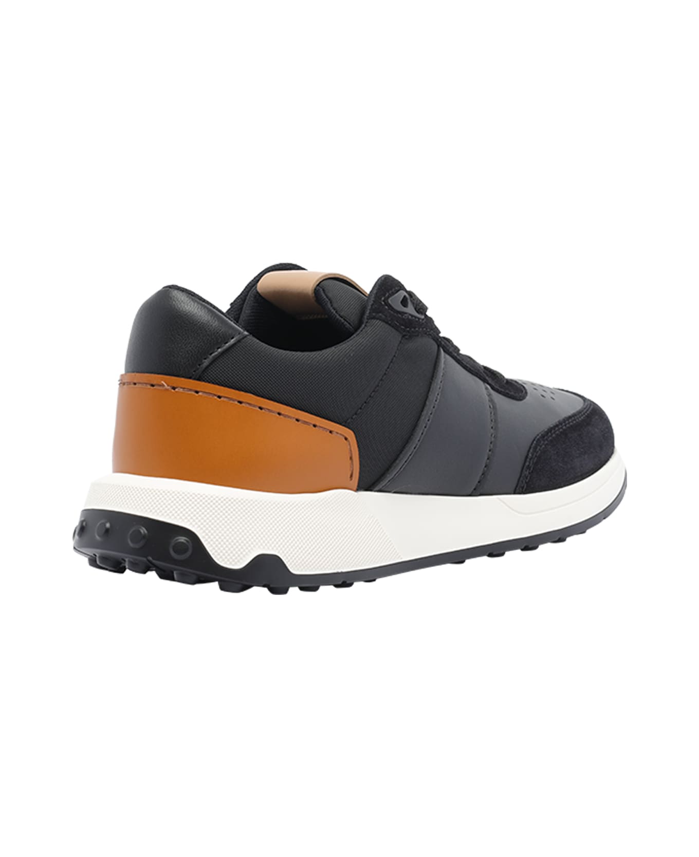 Tod
s Leather And Technical Fabric Sneakers - Black