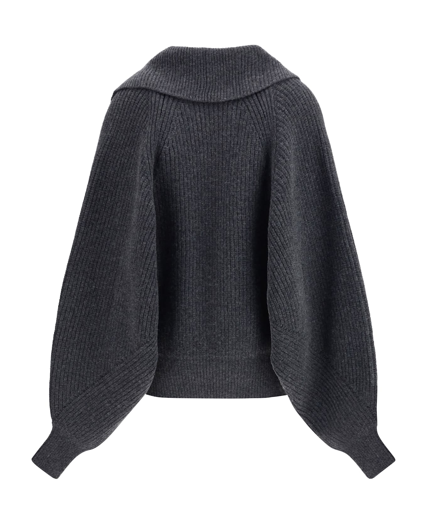 Balmain Oversized Wrap-effect Sweater