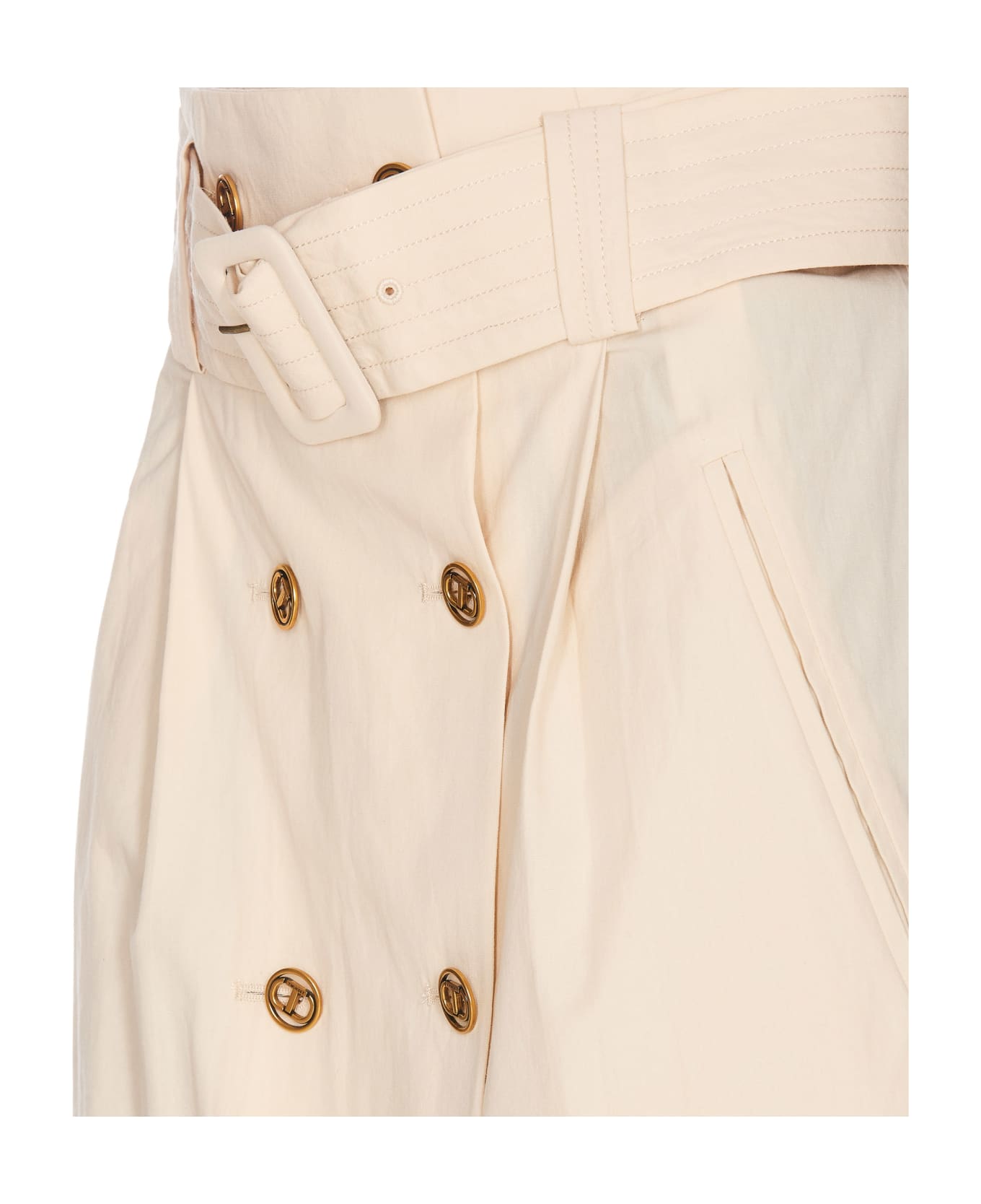 TwinSet Long Skirt - White