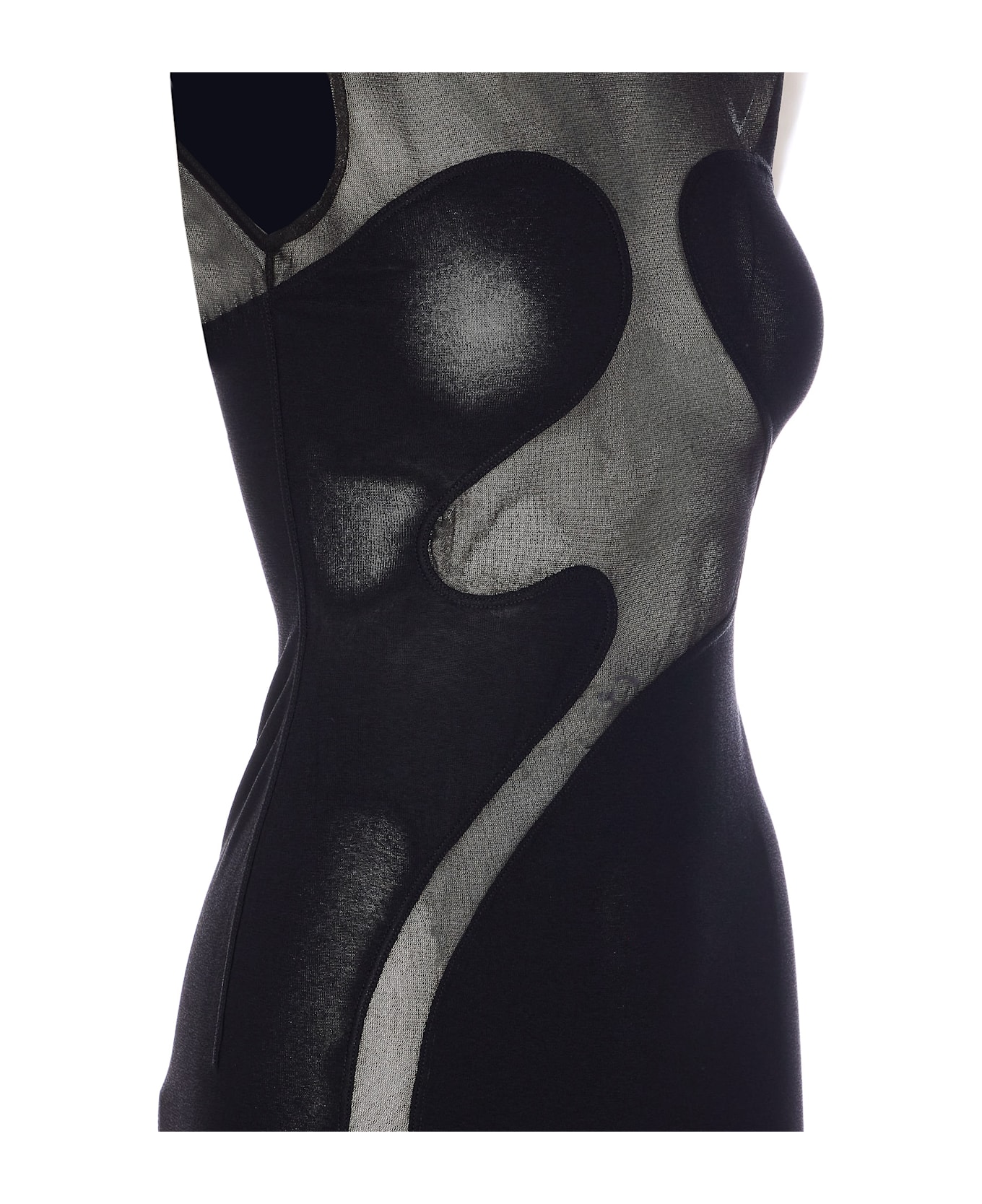 Alaia Molded Dress - Black