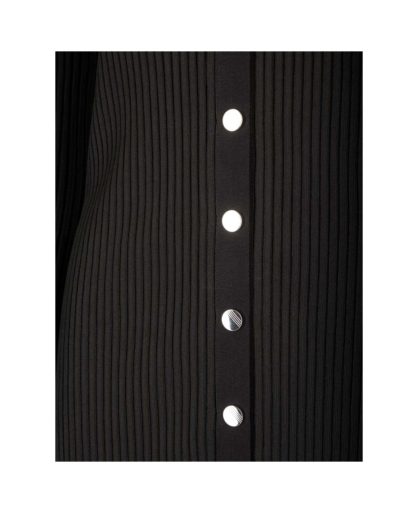 The Attico Cardigan Dress - Black ニットウェア
