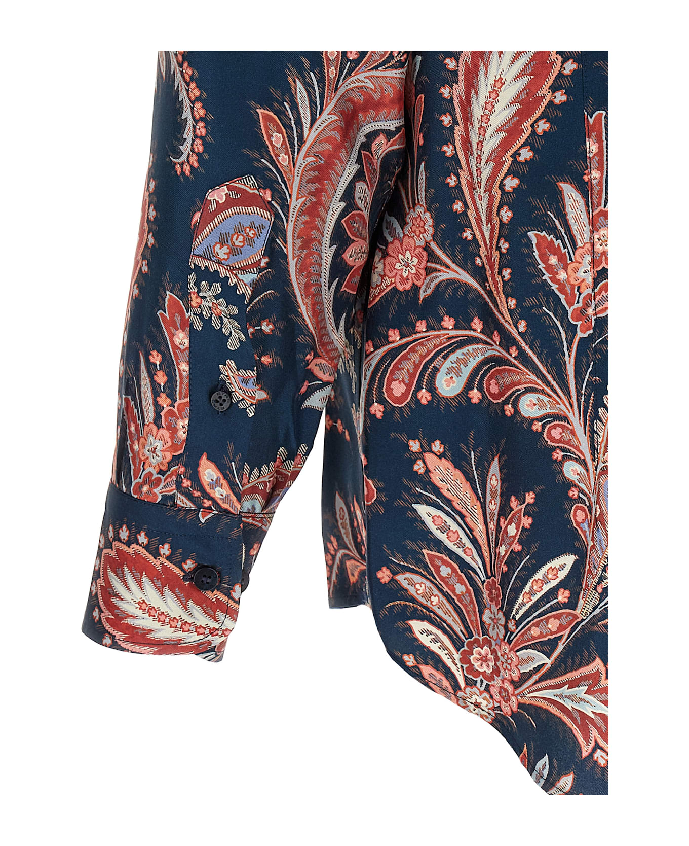 Etro Paisley Ramage Silk Shirt - Multicolor