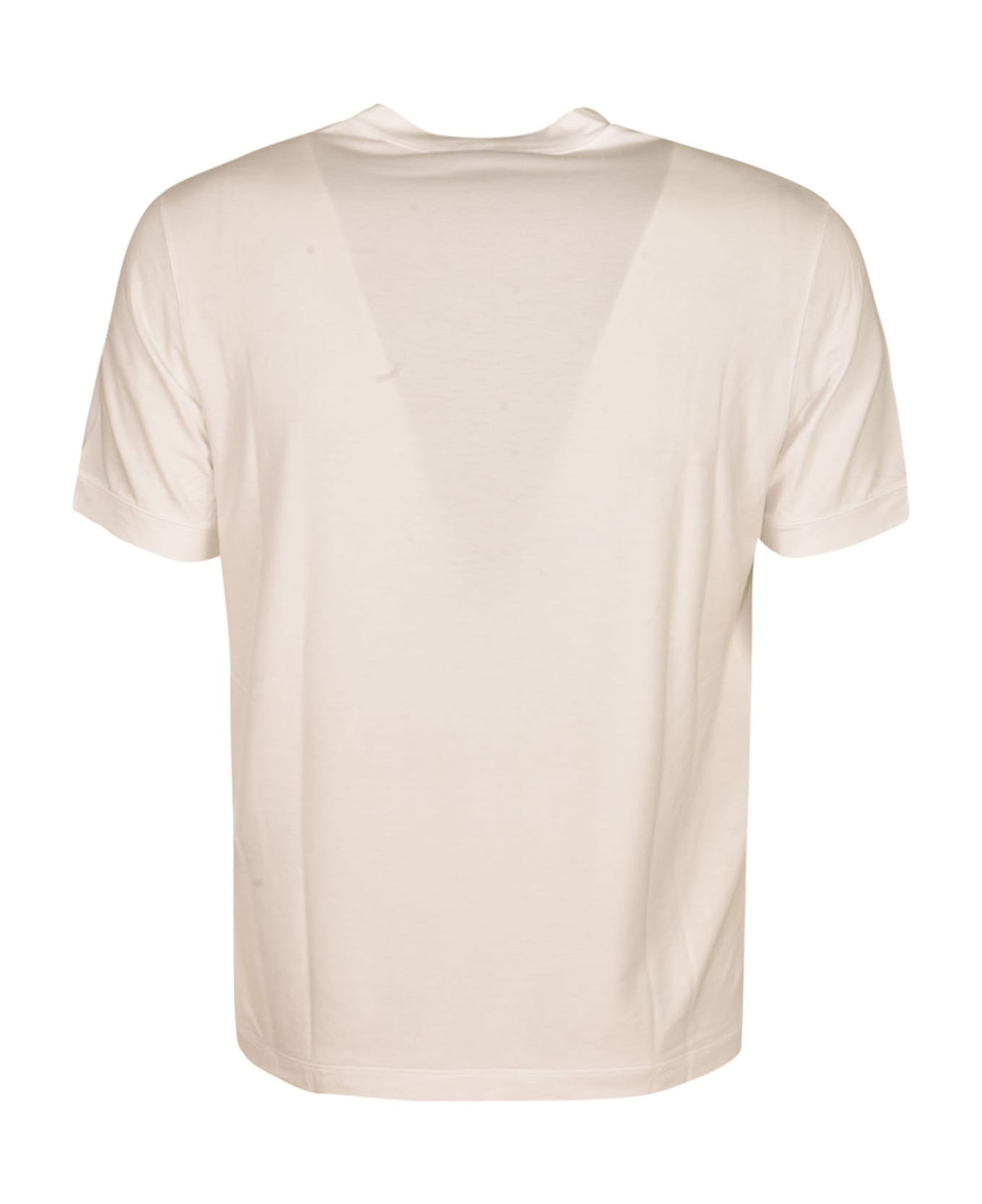 Giorgio Armani Round Neck T-shirt - Optic White