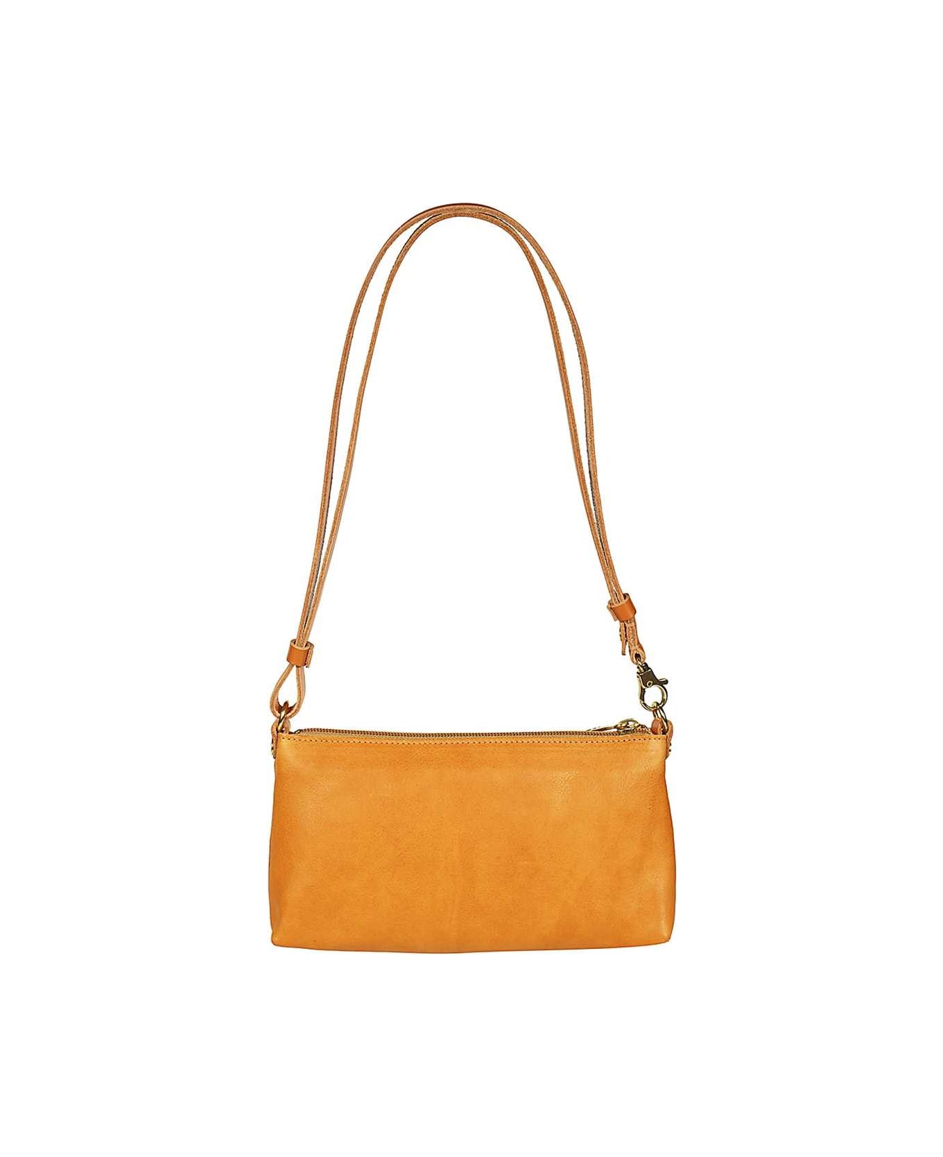 Il Bisonte Leather Shoulder Bag - brown
