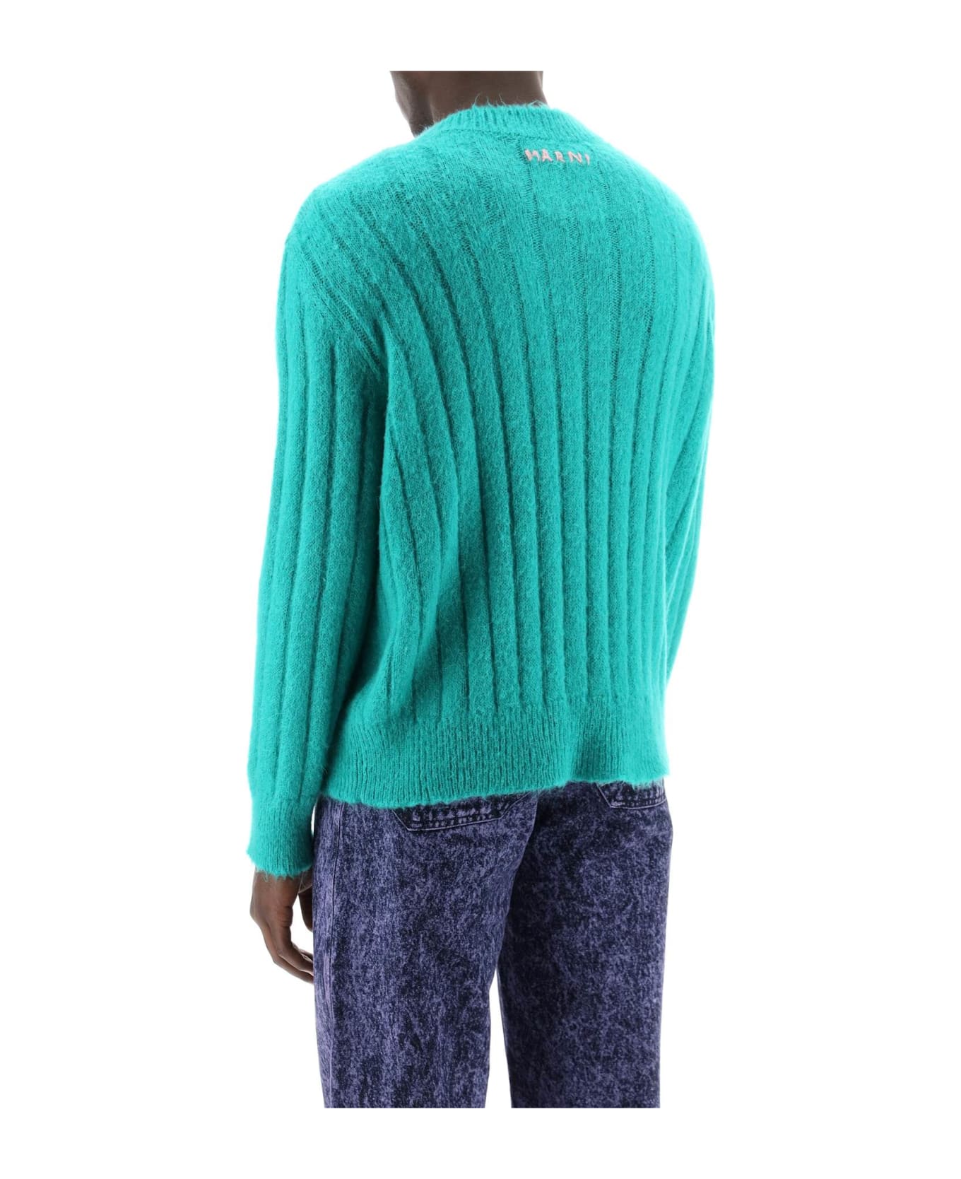 Marni Brushed Mohair Pul - SEA GREEN (Green)