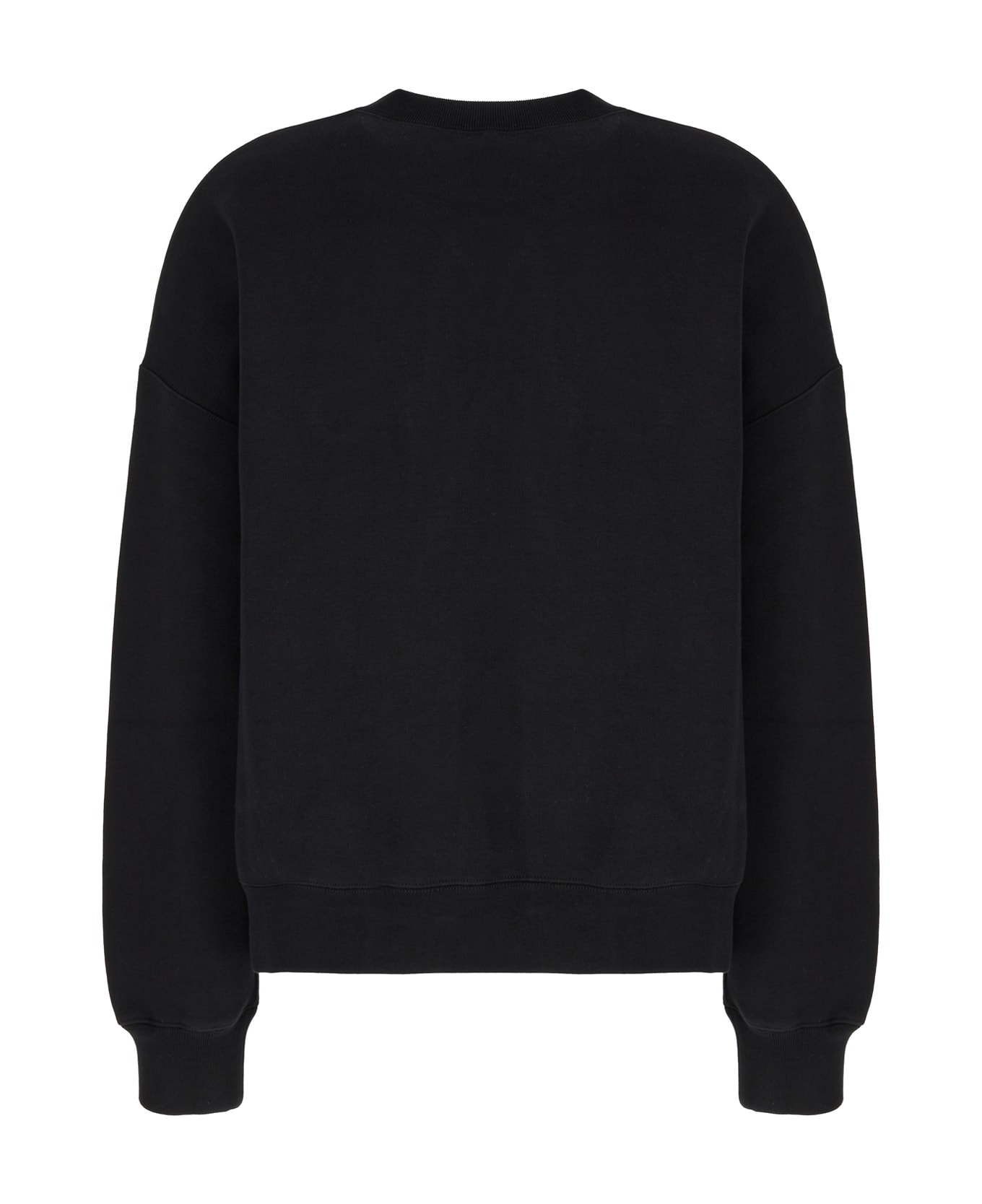 Gucci Black Cotton Blend Oversize Sweatshirt - Nero