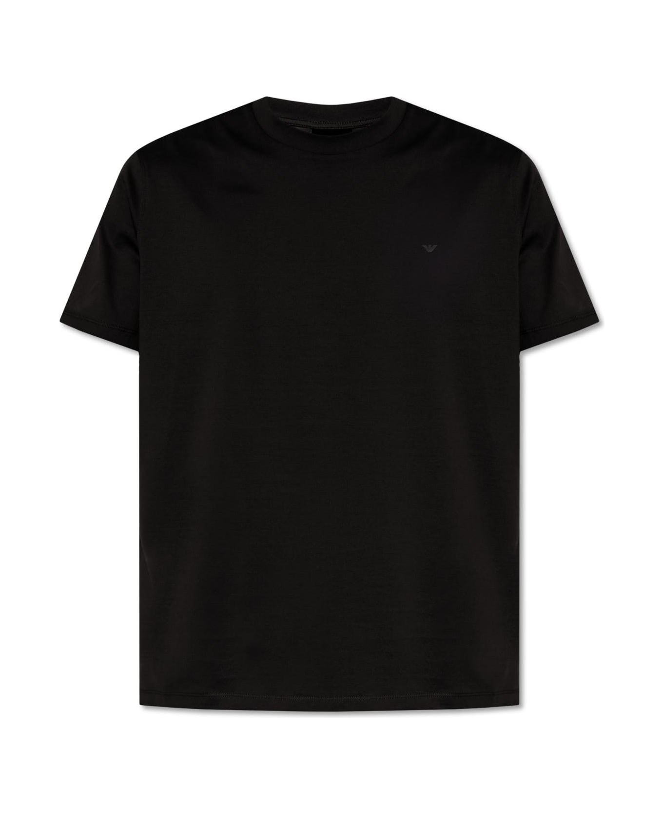 Emporio Armani T-shirt With Lace Inserts