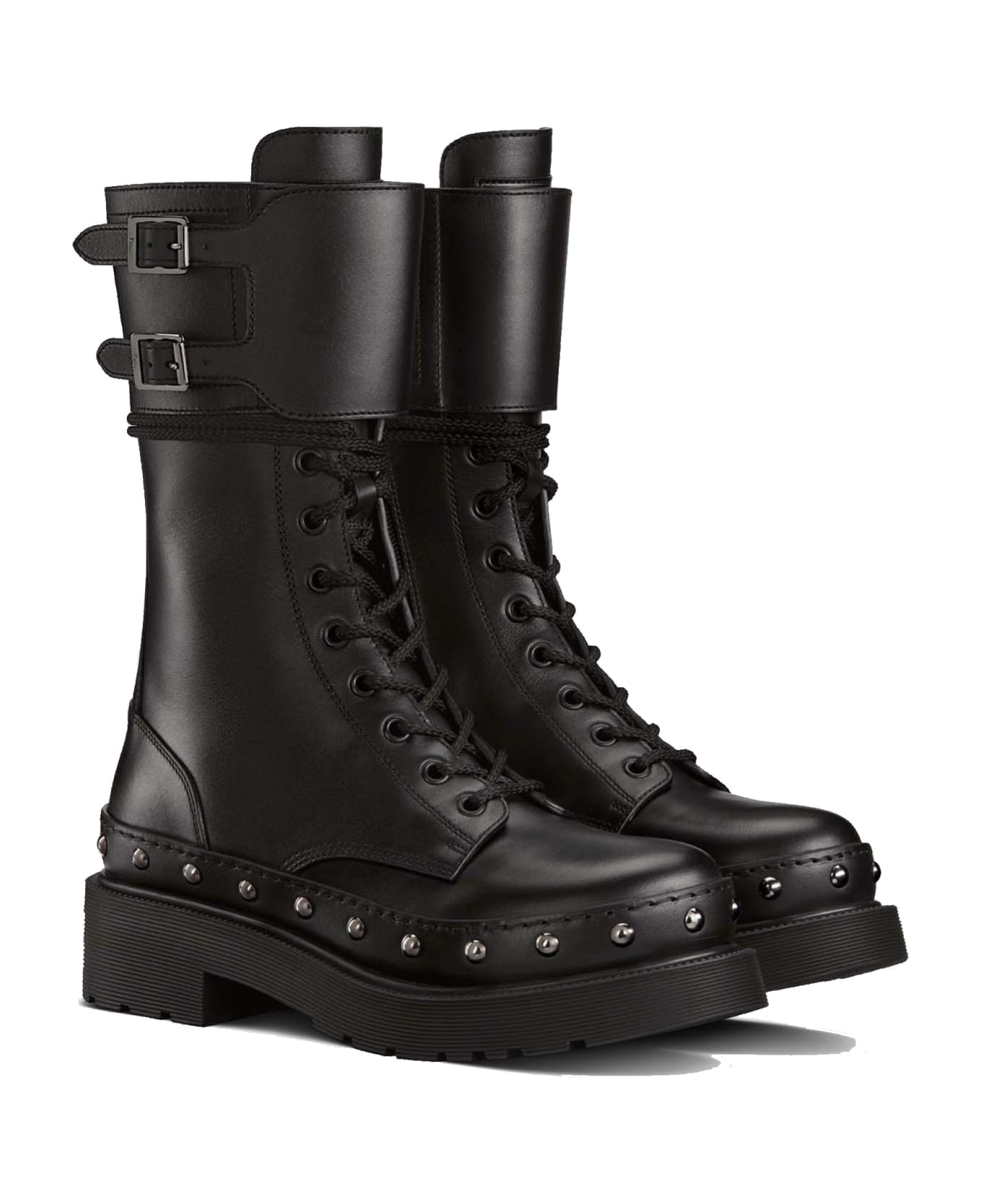 Dior Quake Leather Boots - Black