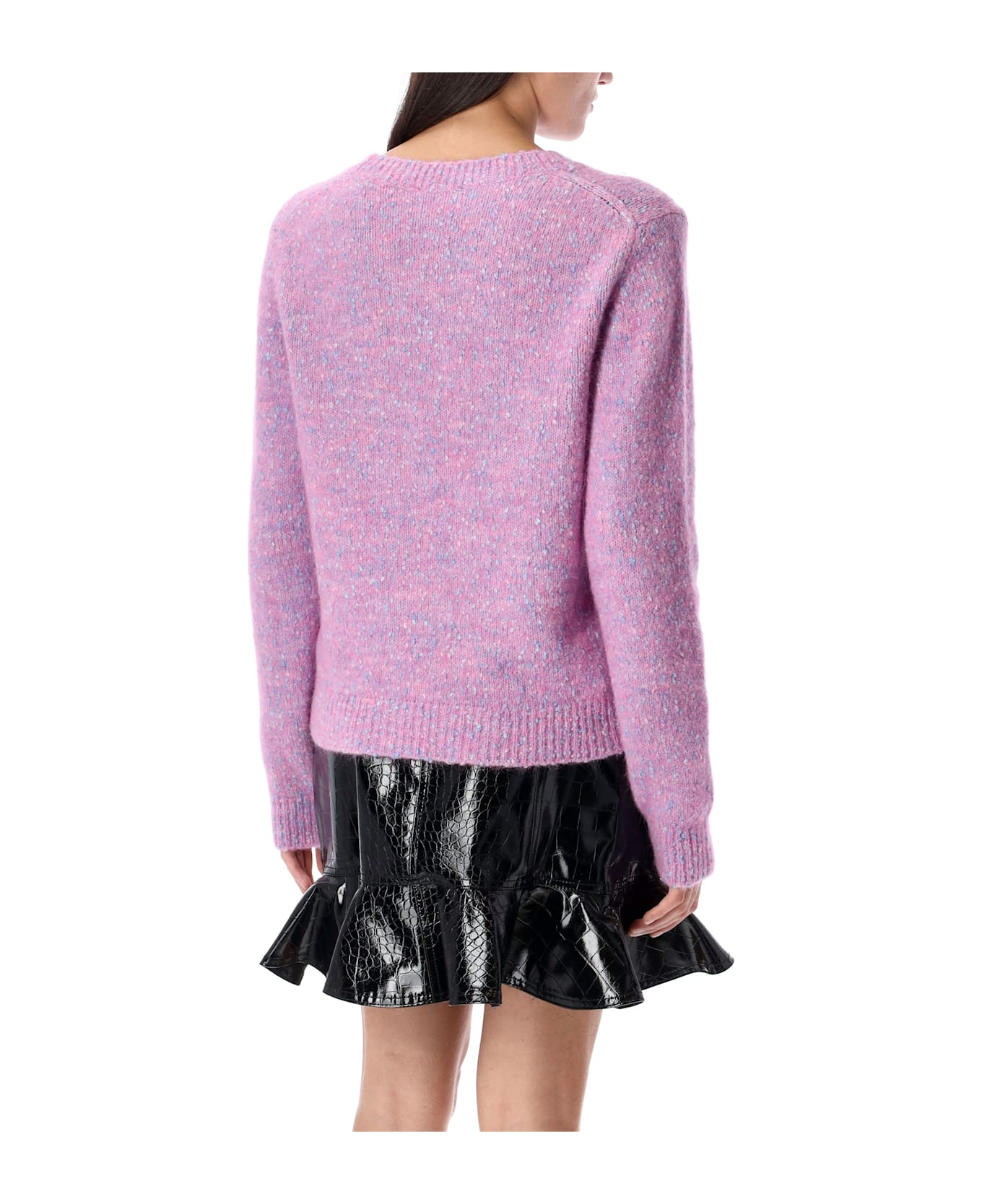 Ganni Round Neck Jumper - ROSE VIOLET