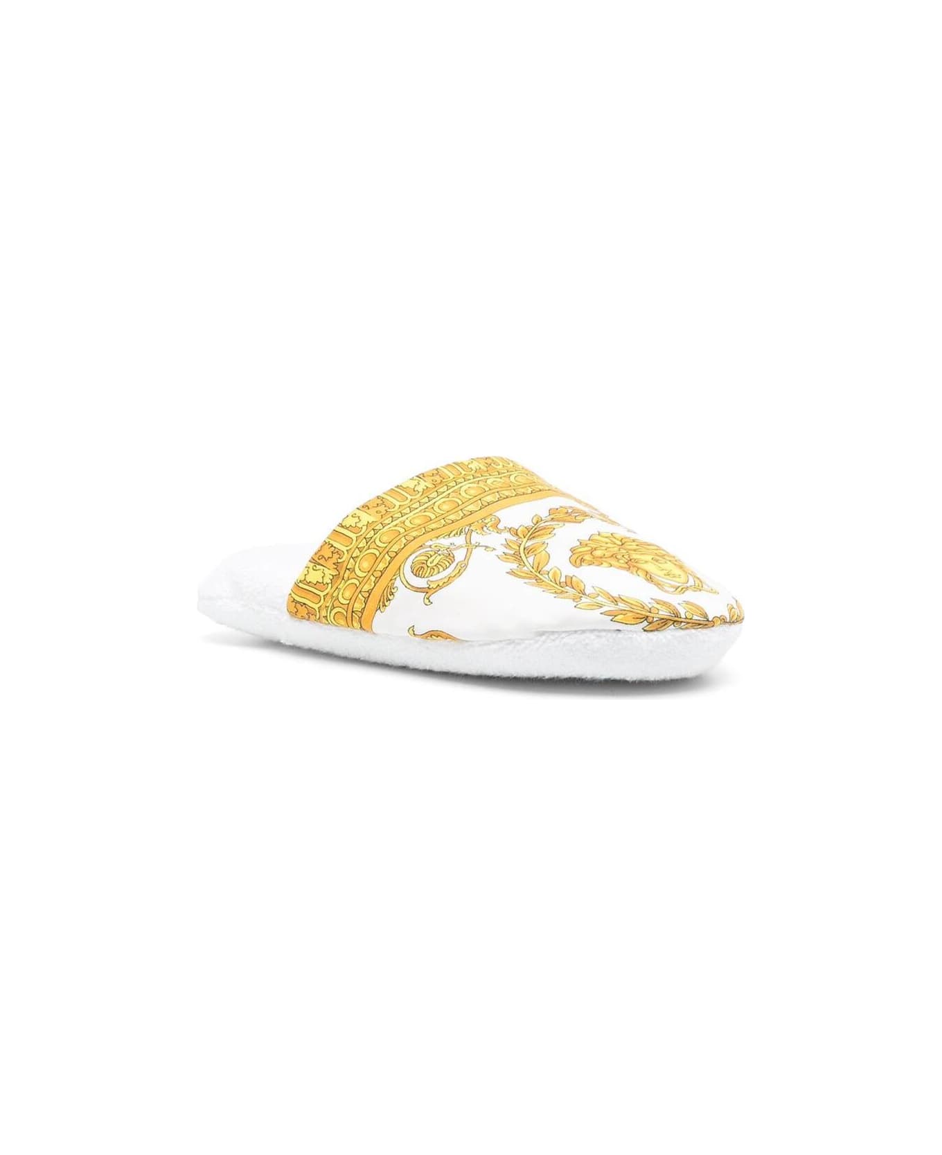 Versace Both Slides - White
