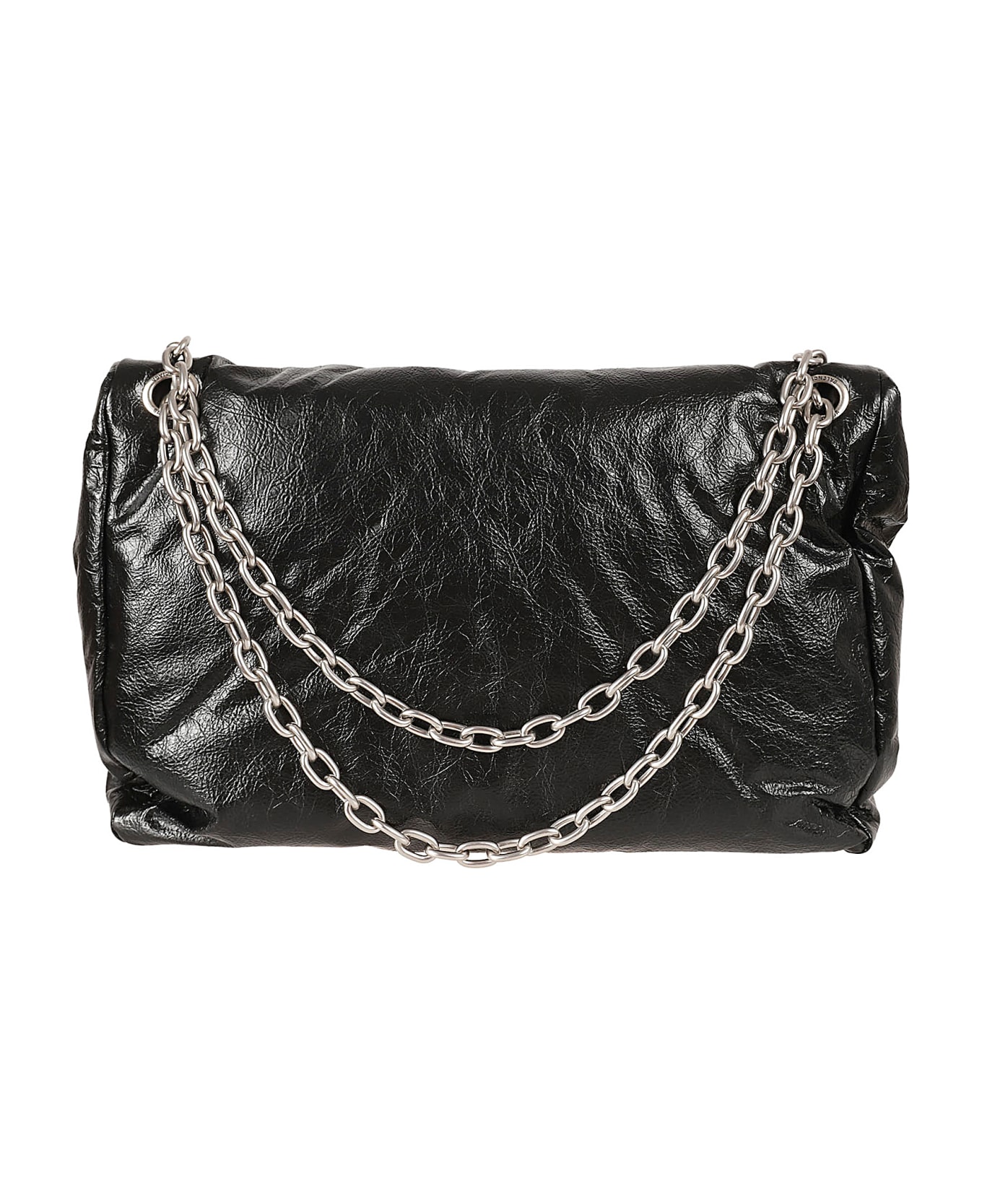 Balenciaga Monaco Chain Shoulder Bag - Black