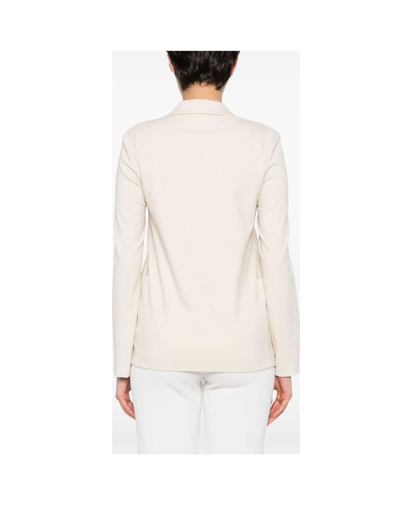 Harris Wharf London Single-breasted Blazer Jacket - Ivory