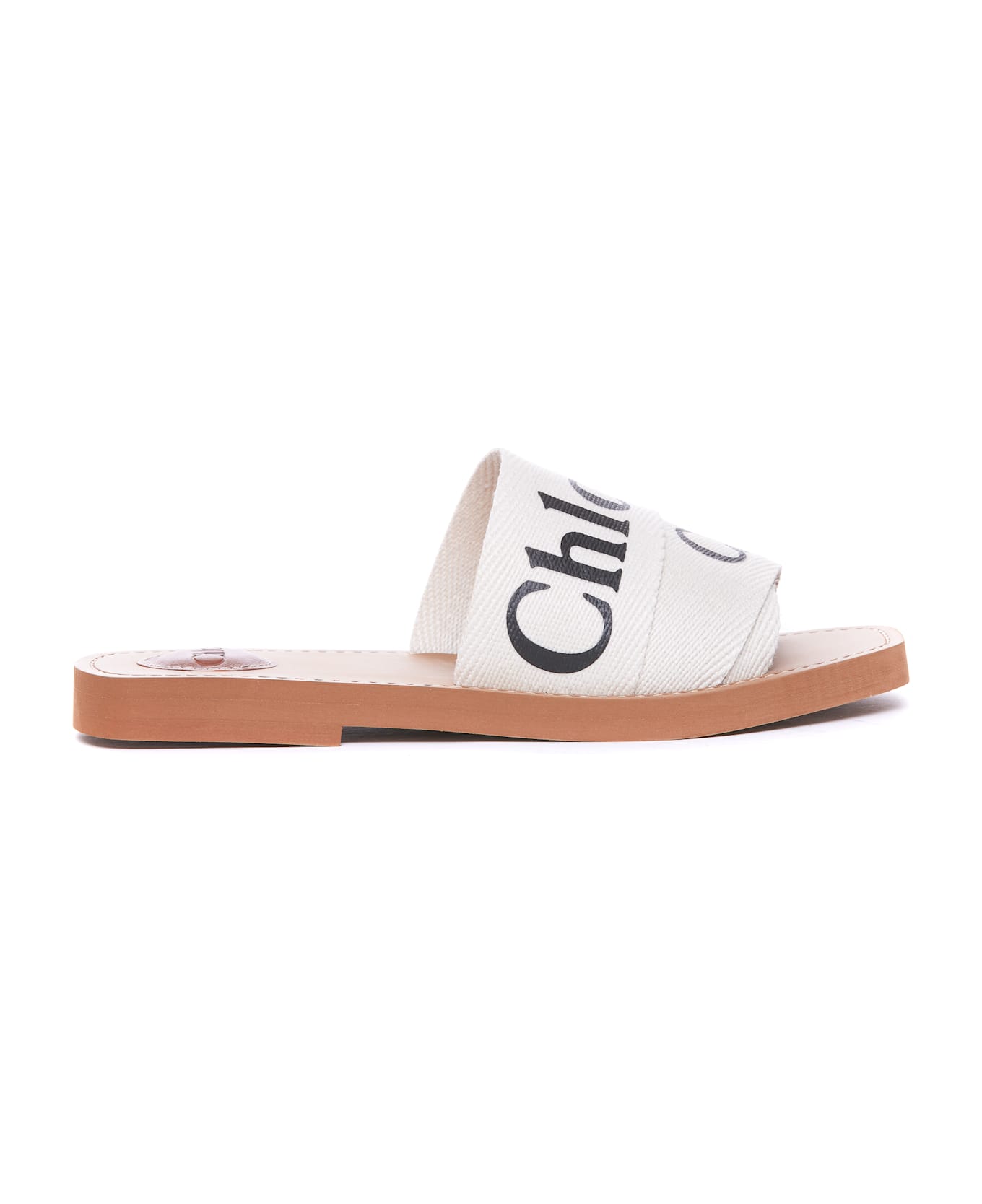Chloé Woody Sandals - White