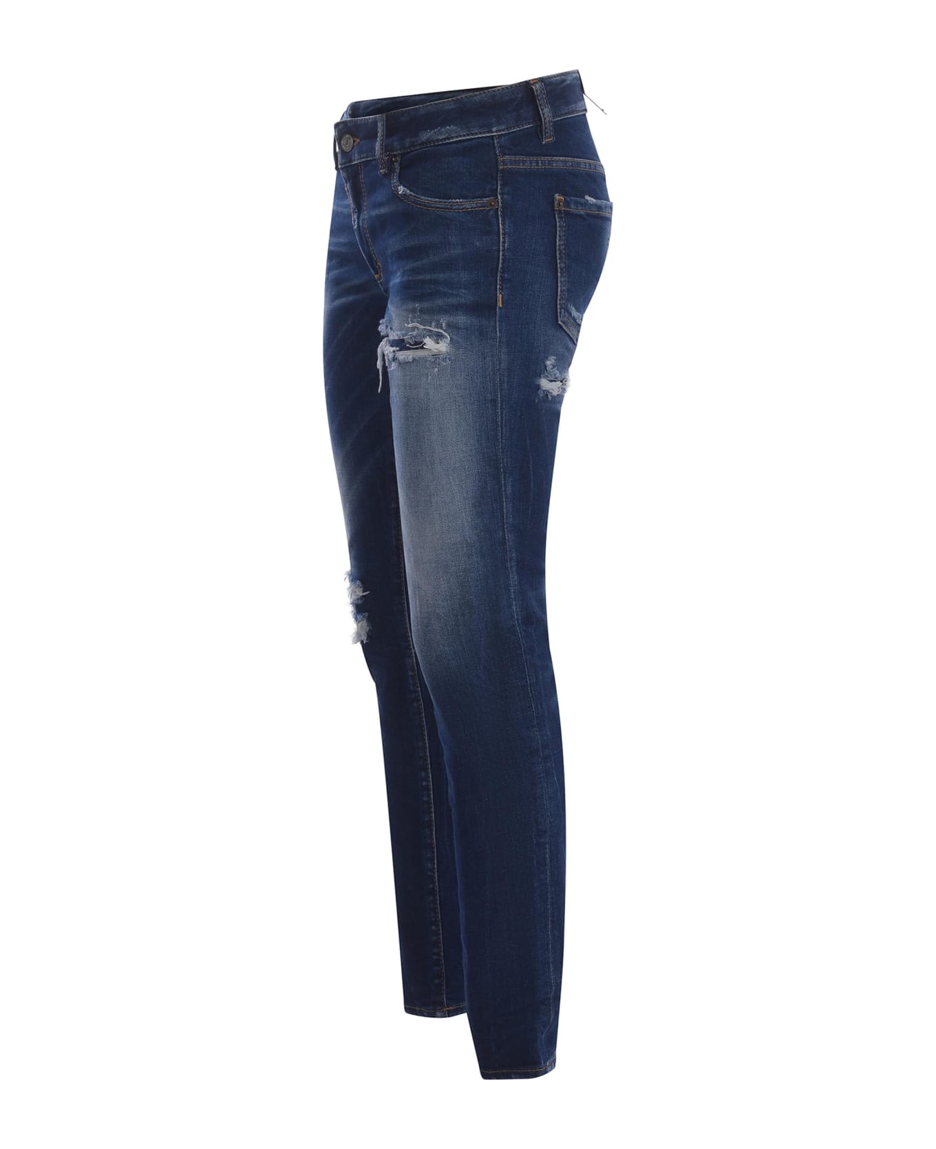 Dsquared2 Jeans Dsquared2 "medium Waist Jennifer" Made Of Denim - Denim blu