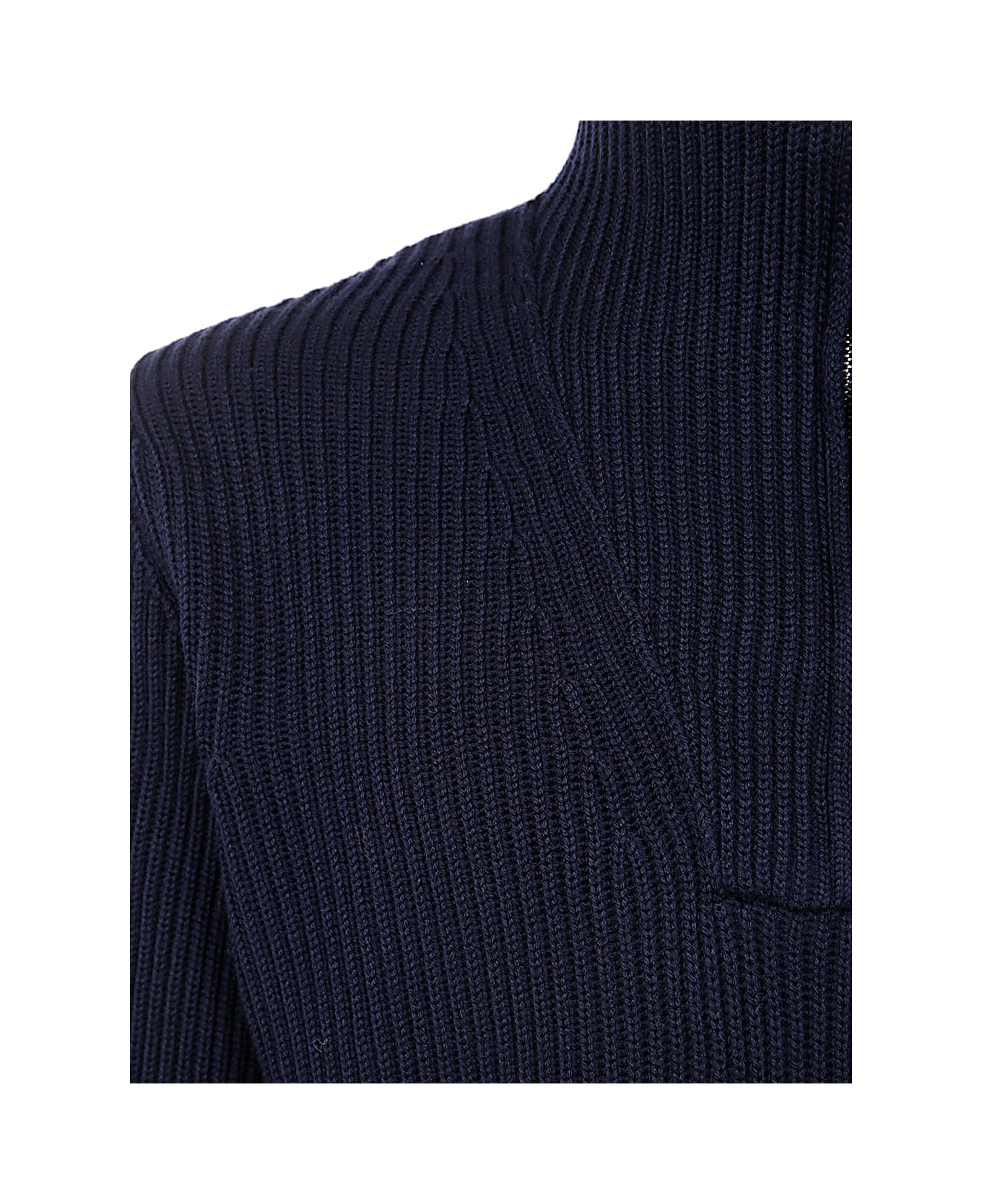 Filippo De Laurentiis Long Sleeves Half Zip - Blue