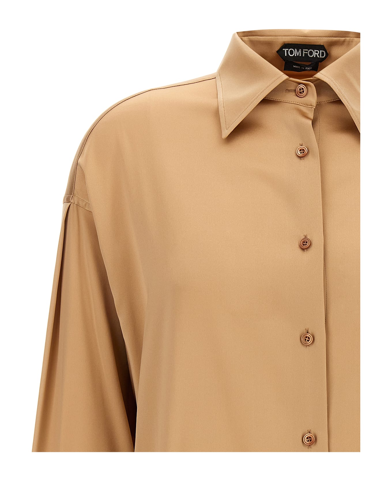 Tom Ford Silk Shirt - PALE BEIGE