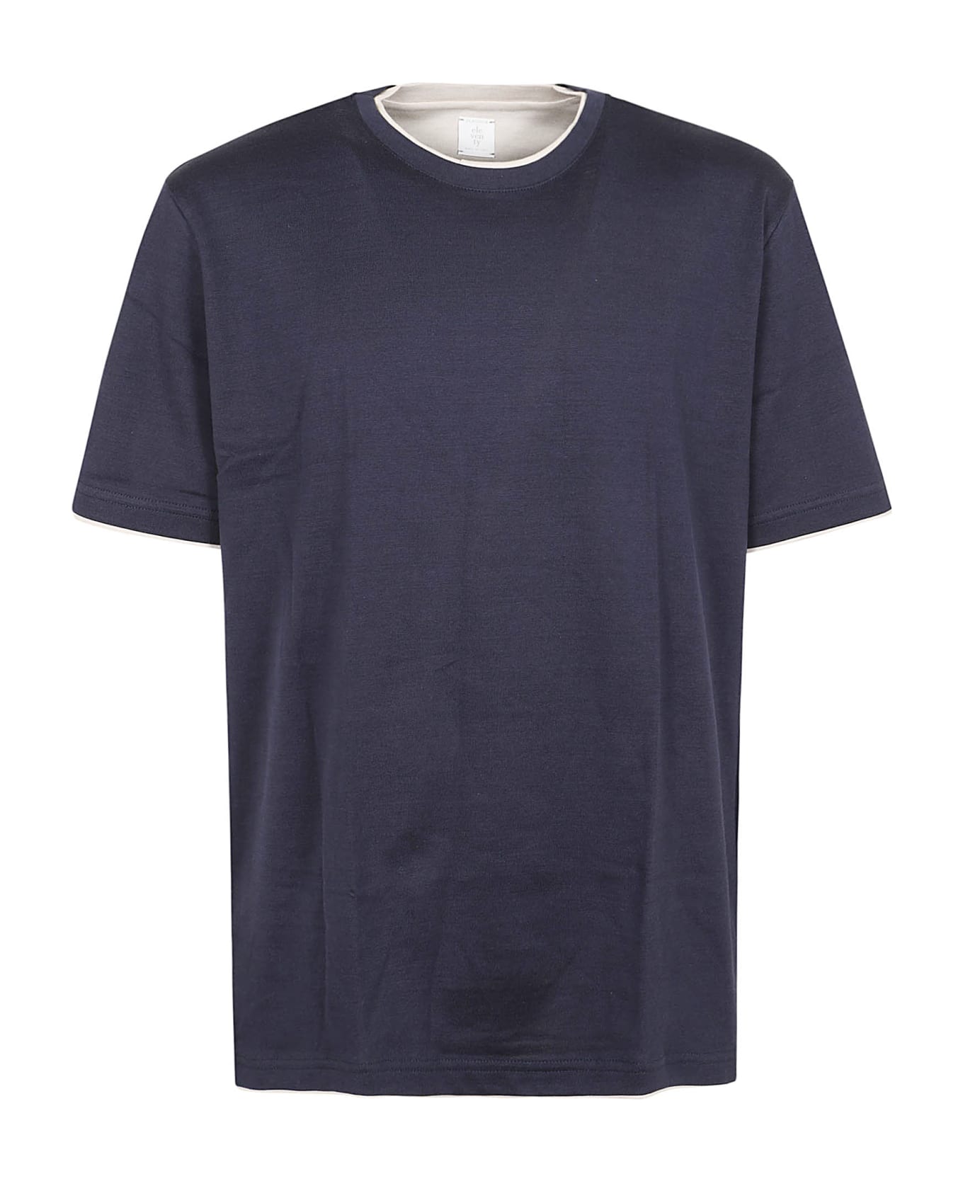 Eleventy Crew-neck T-shirts - Blue シャツ