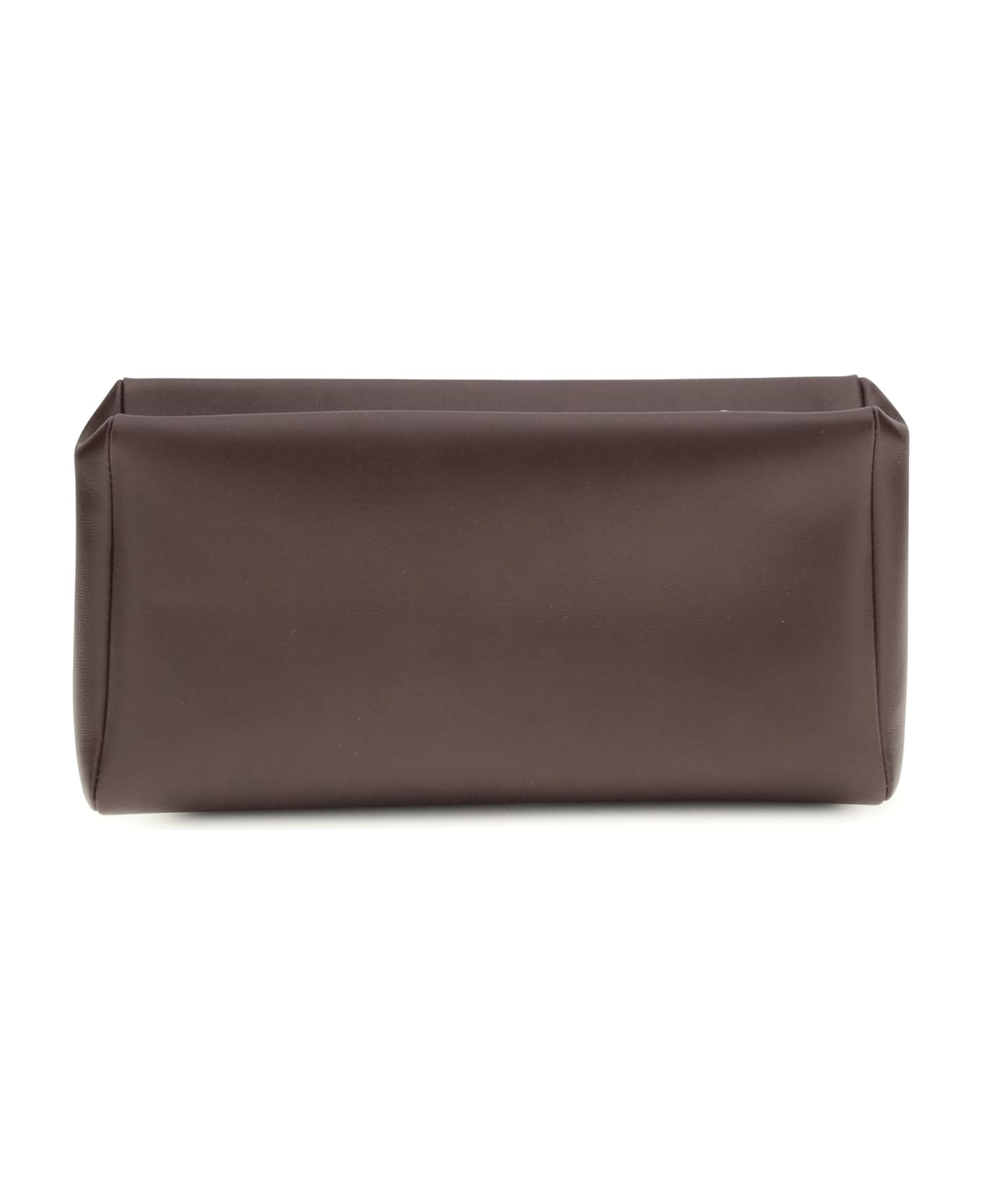 The Row Compact Square Leather Clutch Bag