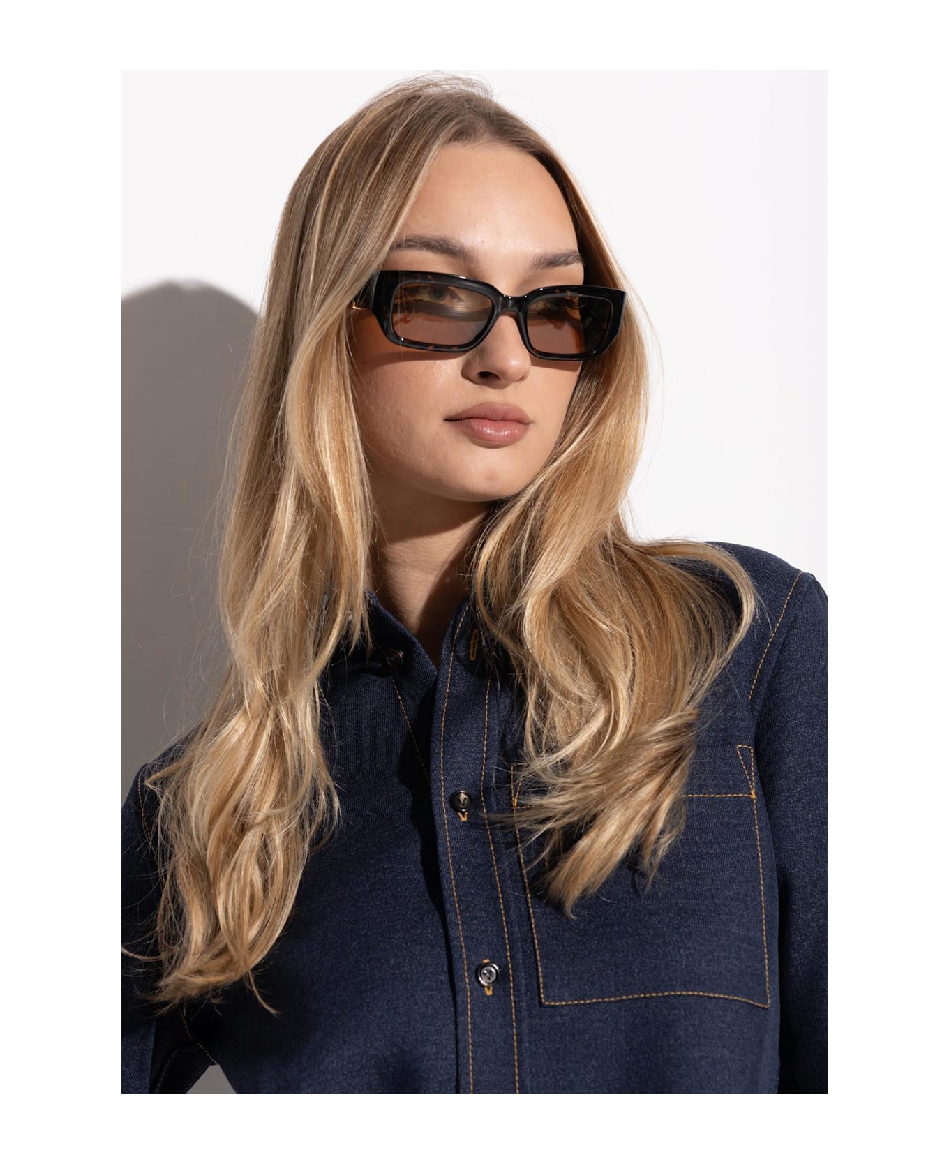 Bottega Veneta Sunglasses - BROWN