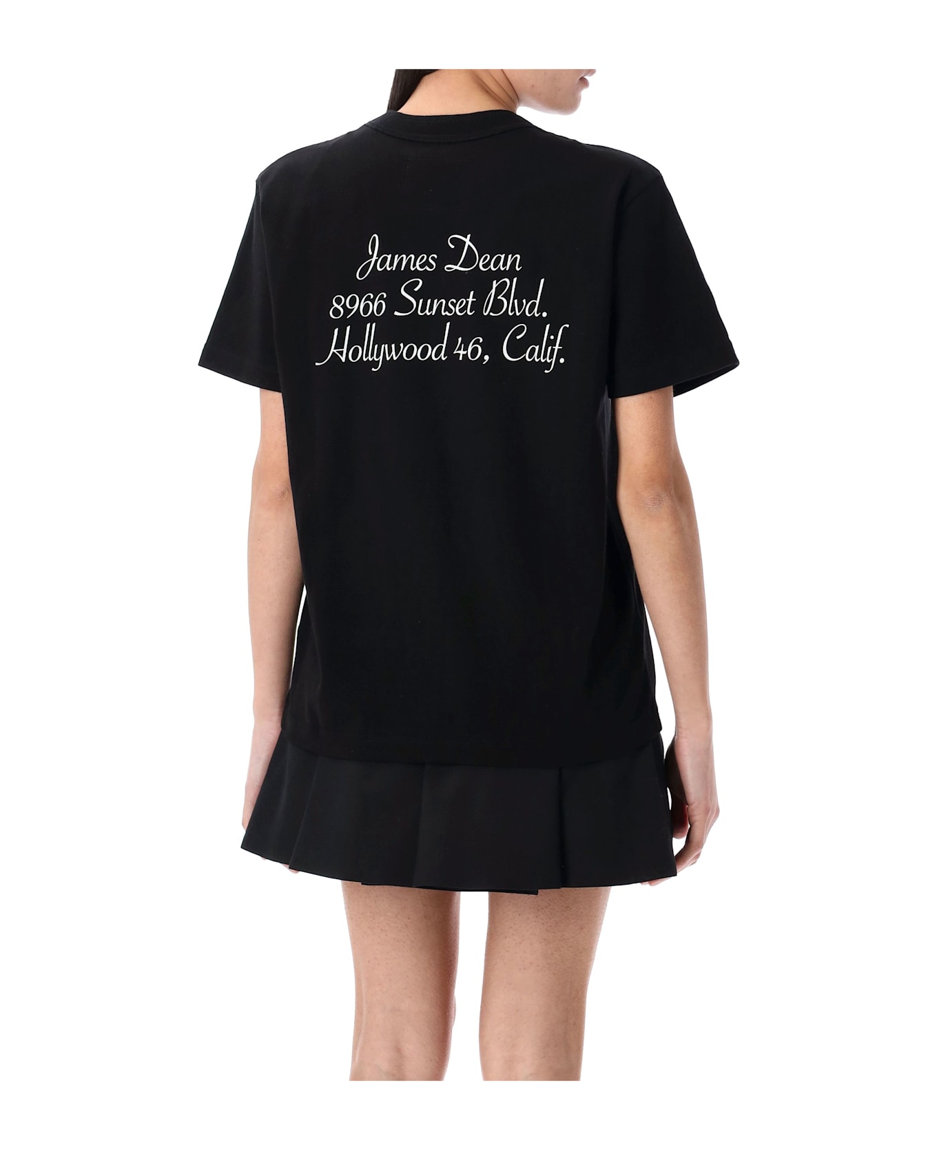 Sacai Jamed Dean T-shirt - BLACK