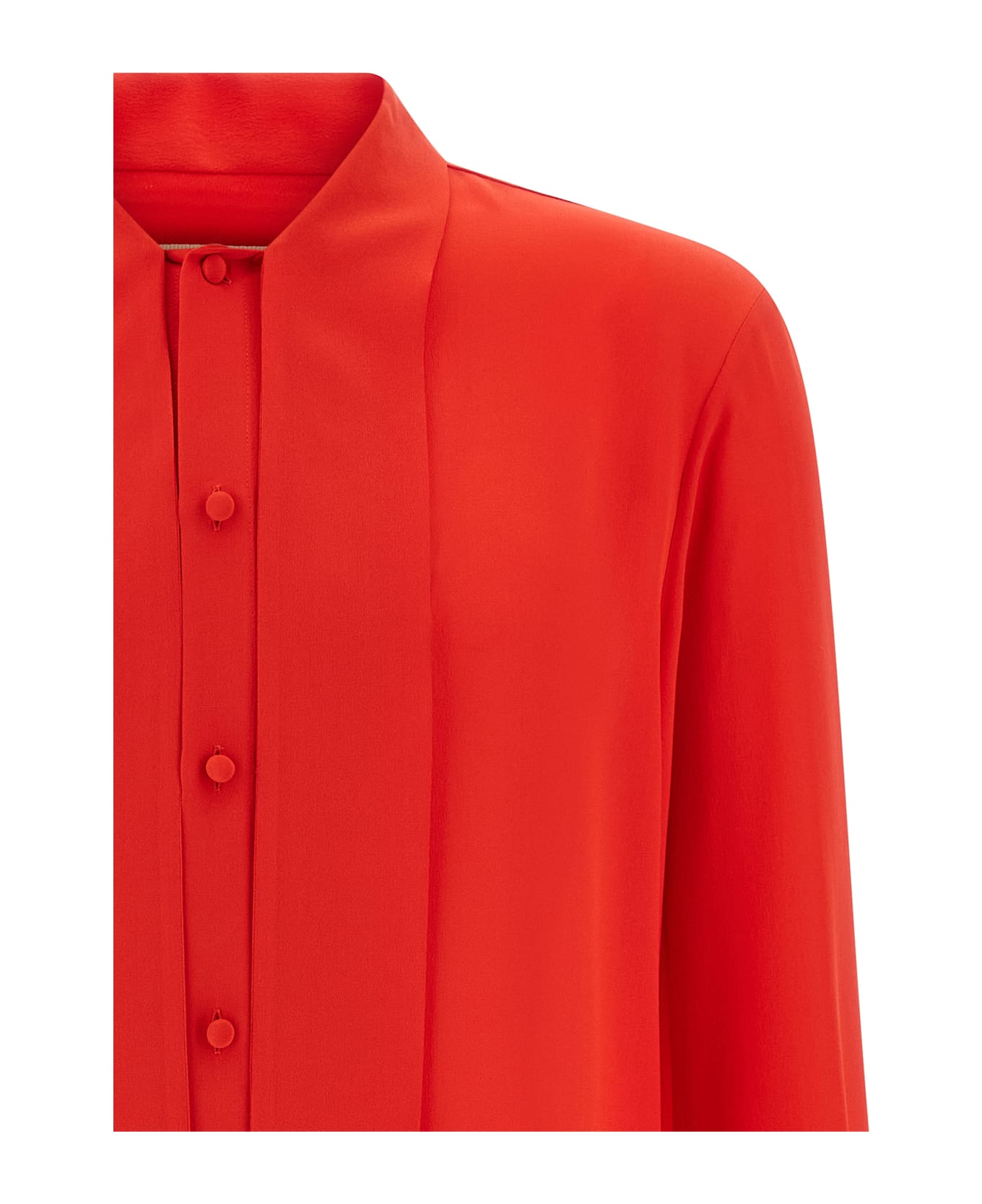 Valentino Garavani Silk Shirt - Red