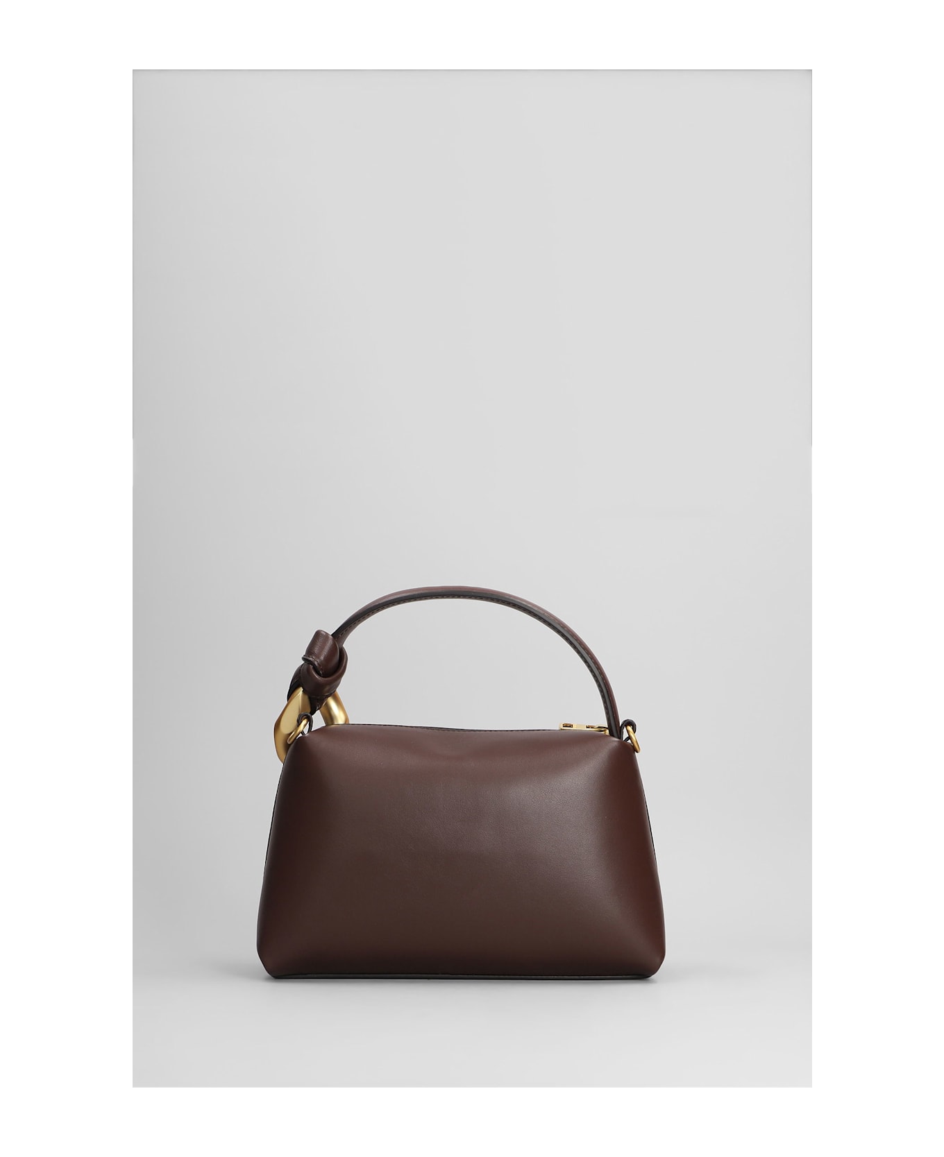 J.W. Anderson Corner Hand Bag In Brown Leather - brown