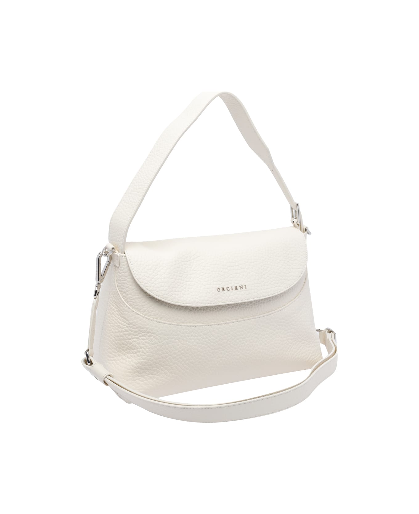 Orciani Soft Nana Shoulder Bag - White