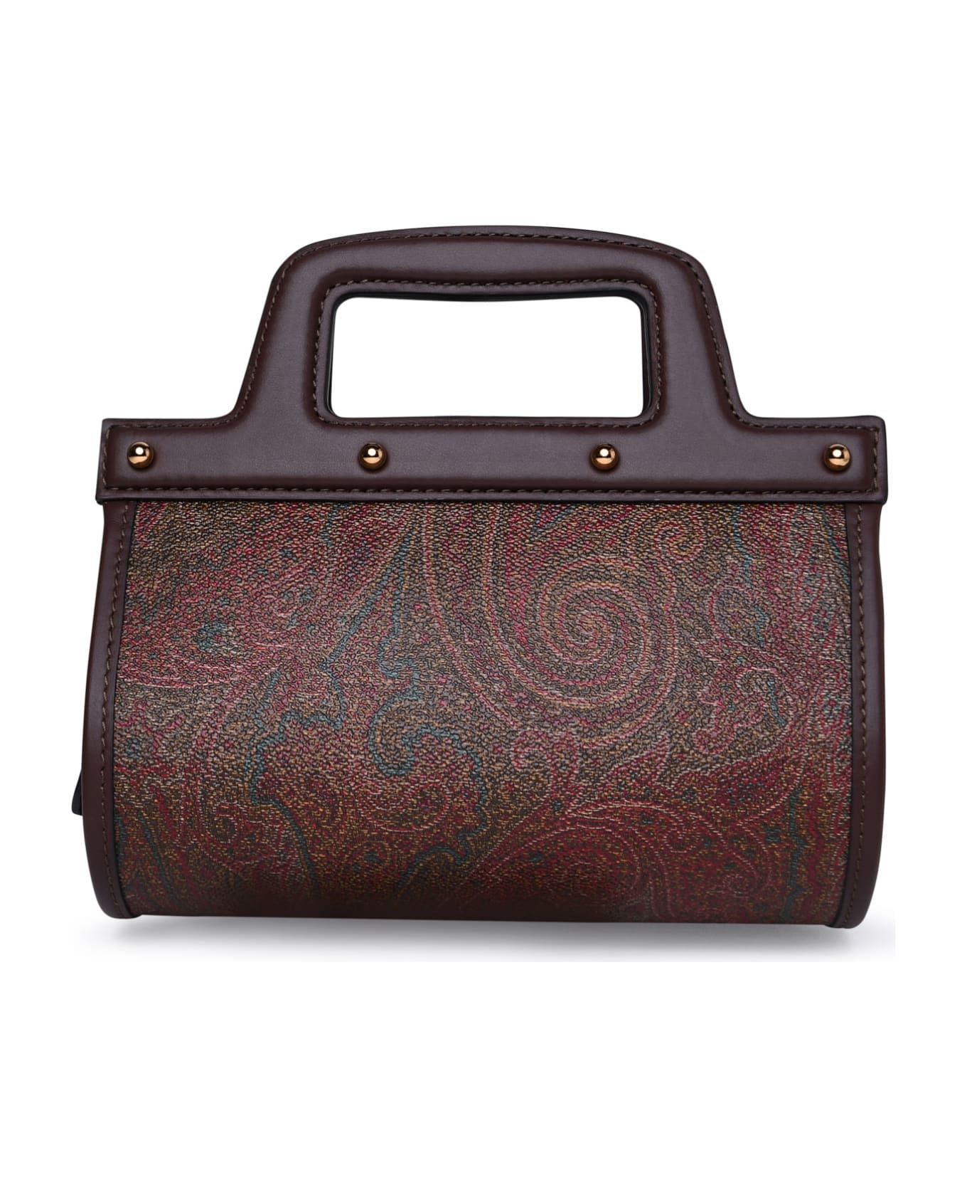 Etro Brown Leather Blend Bag - Marrone