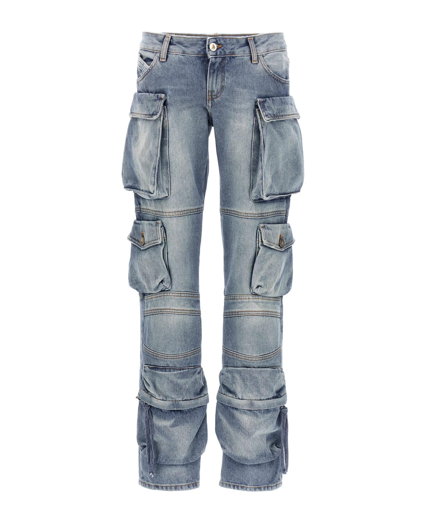 The Attico 'essie' Jeans - Light Blue