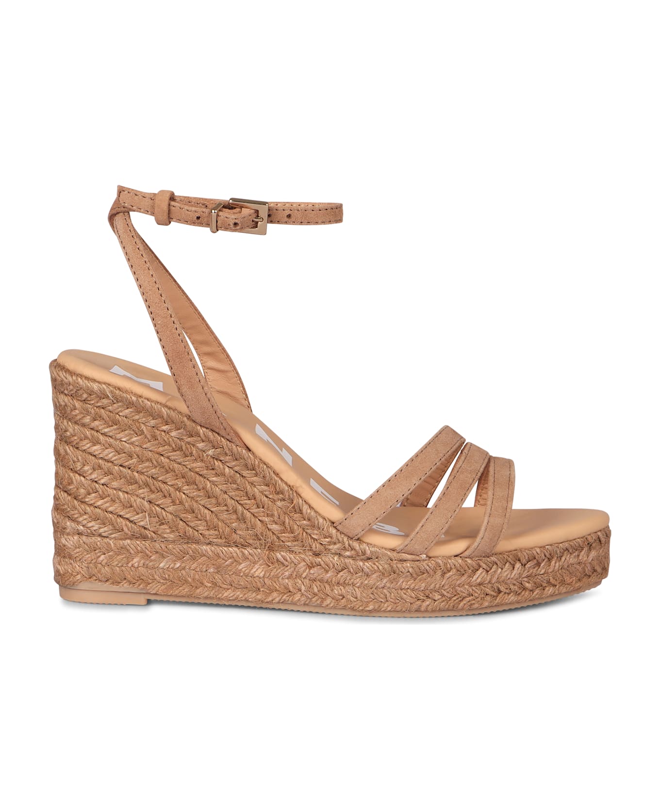 Manebi Hamptons Suede Espadrilles - Beige
