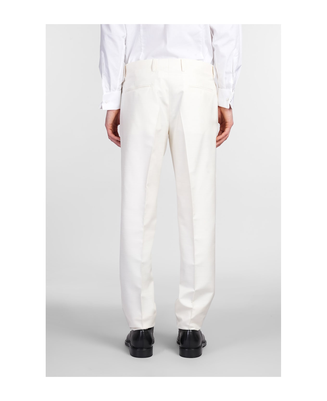 Lardini In Beige Silk - beige