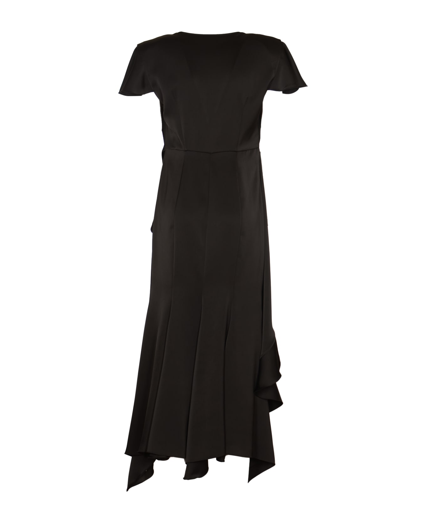 Philosophy di Lorenzo Serafini Ruffle Long Dress - Black