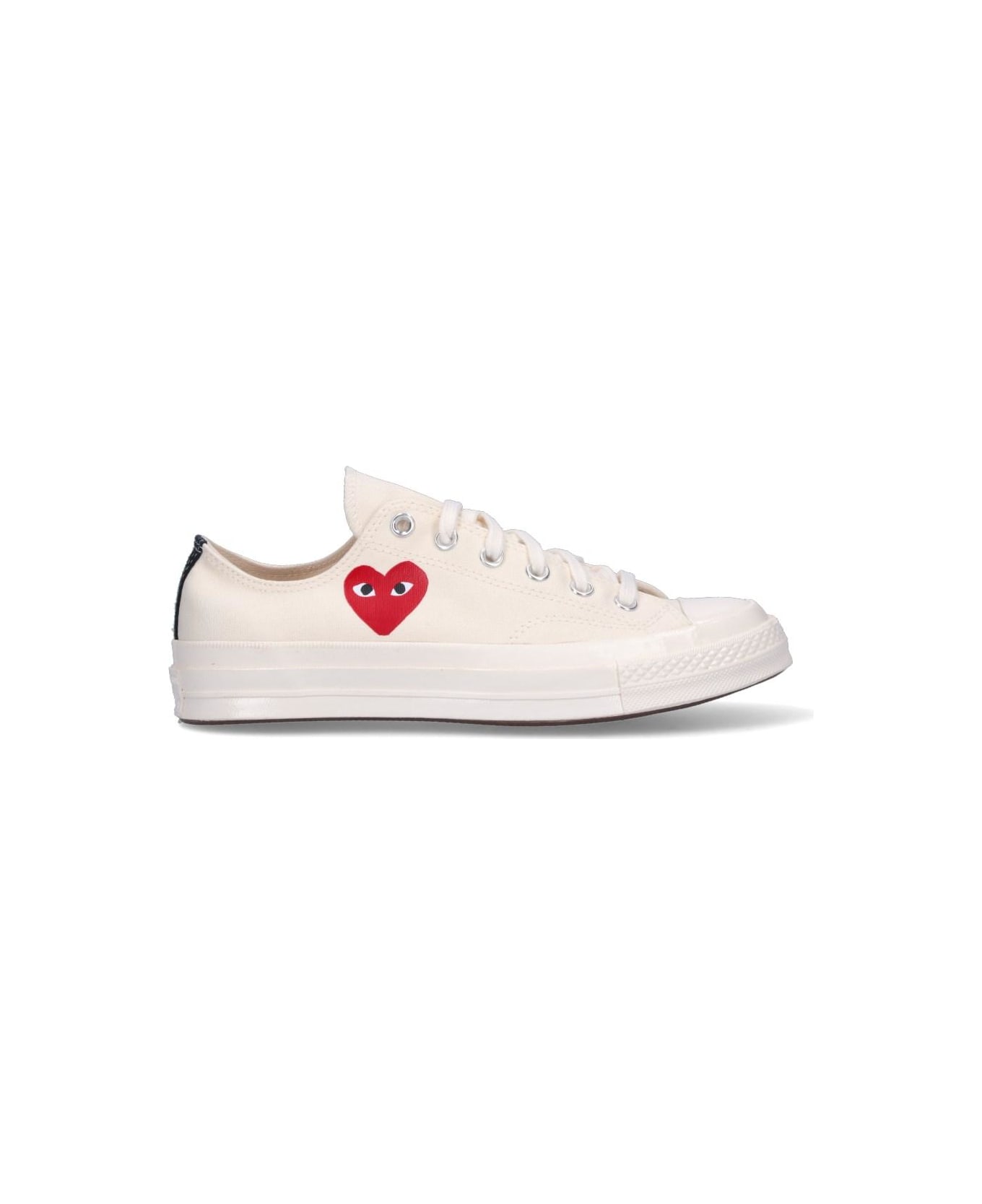 Comme des Garçons Play 'converse Chuck 70' Low Sneakers - WHITE