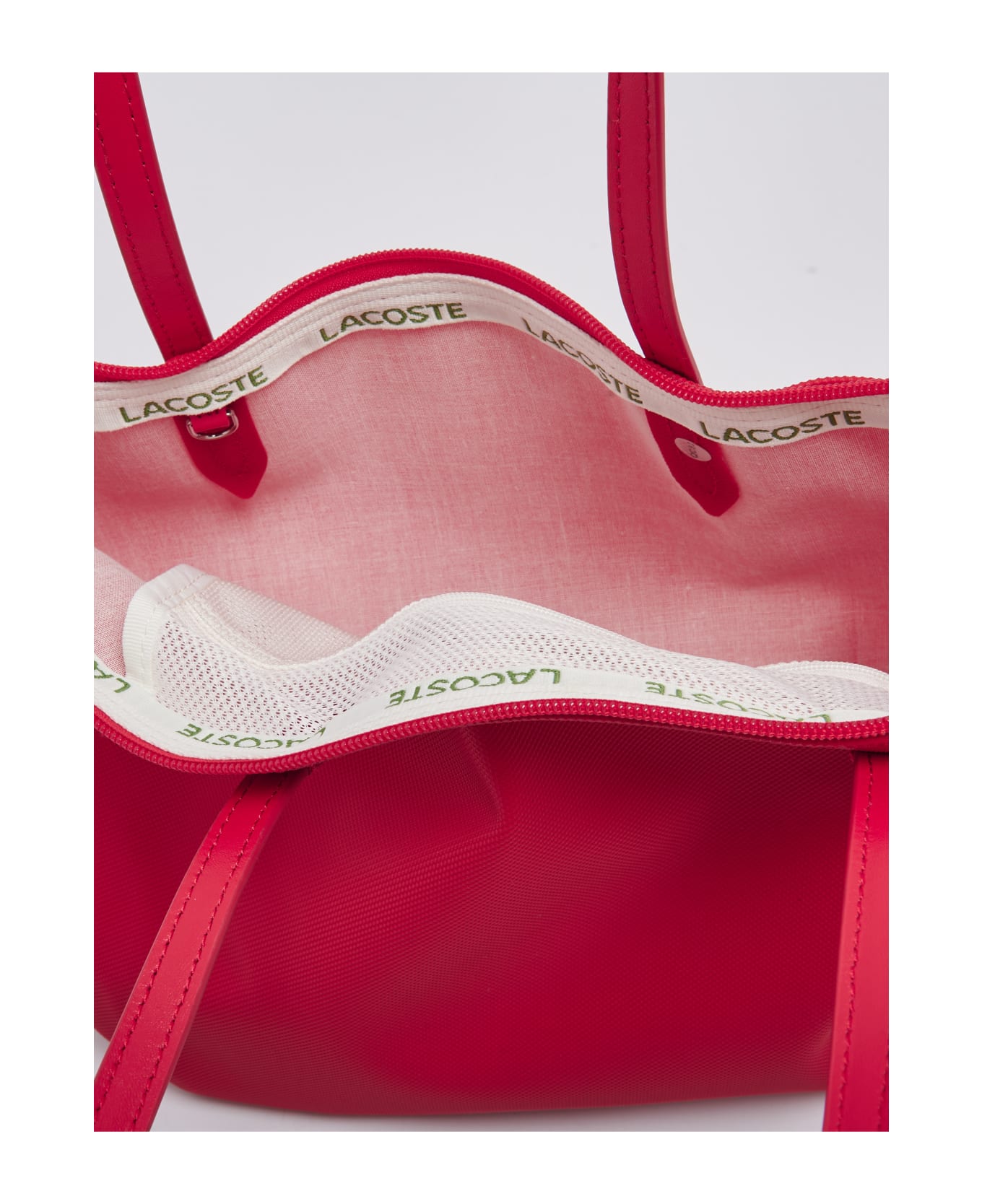Lacoste Pvc Shopping Bag - ROSSO