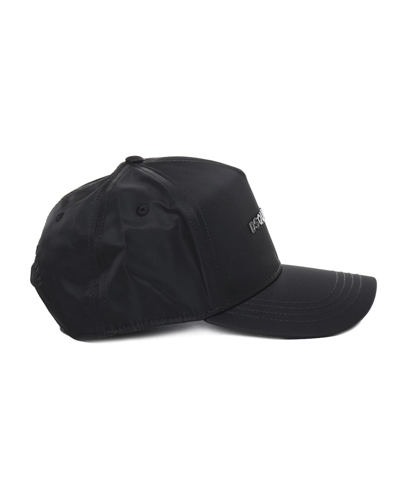Dsquared2 Baseball Cap In Cotton & Nylon - Black