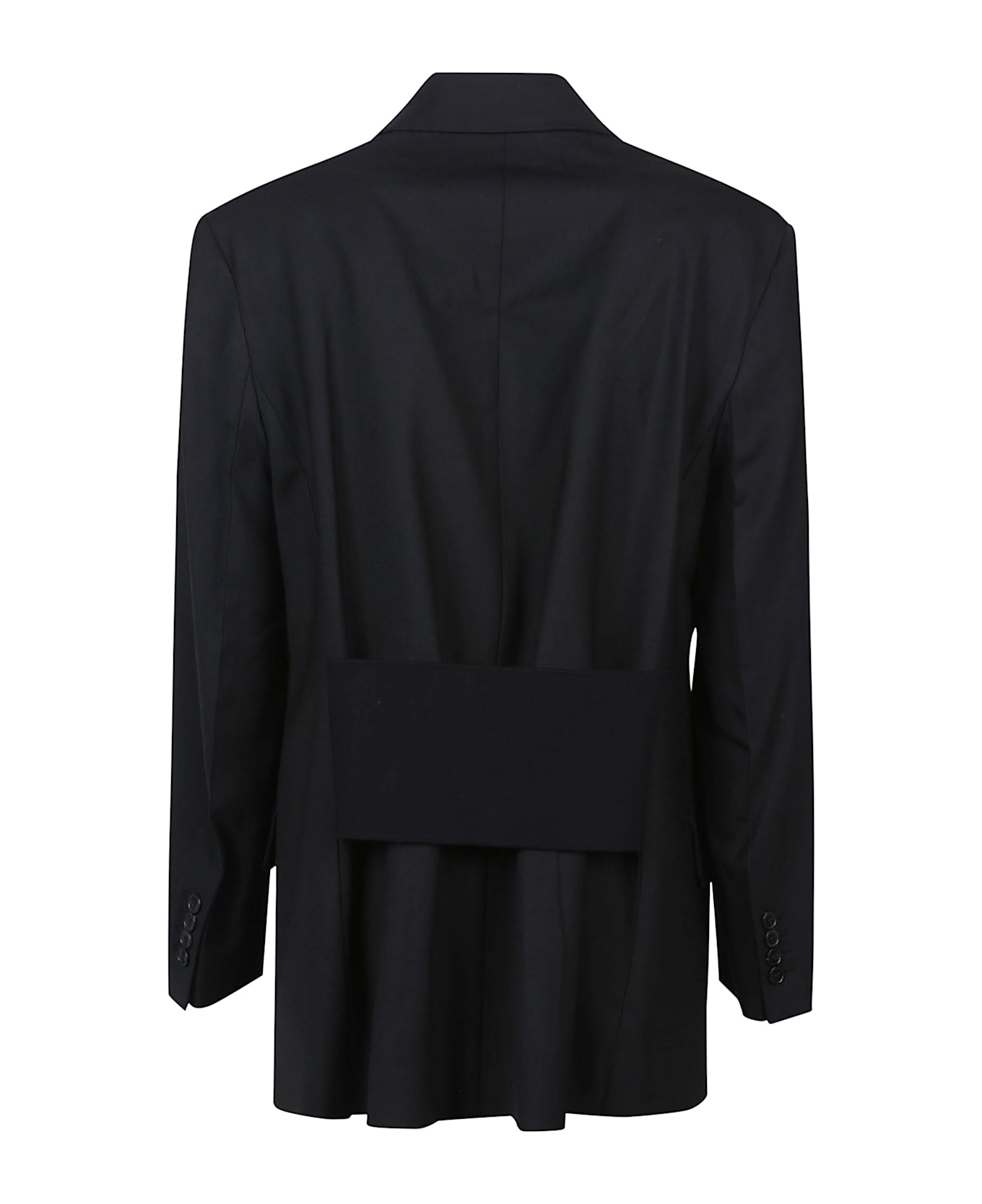 Victoria Beckham Relaxed Double Breasted Jacket - Black