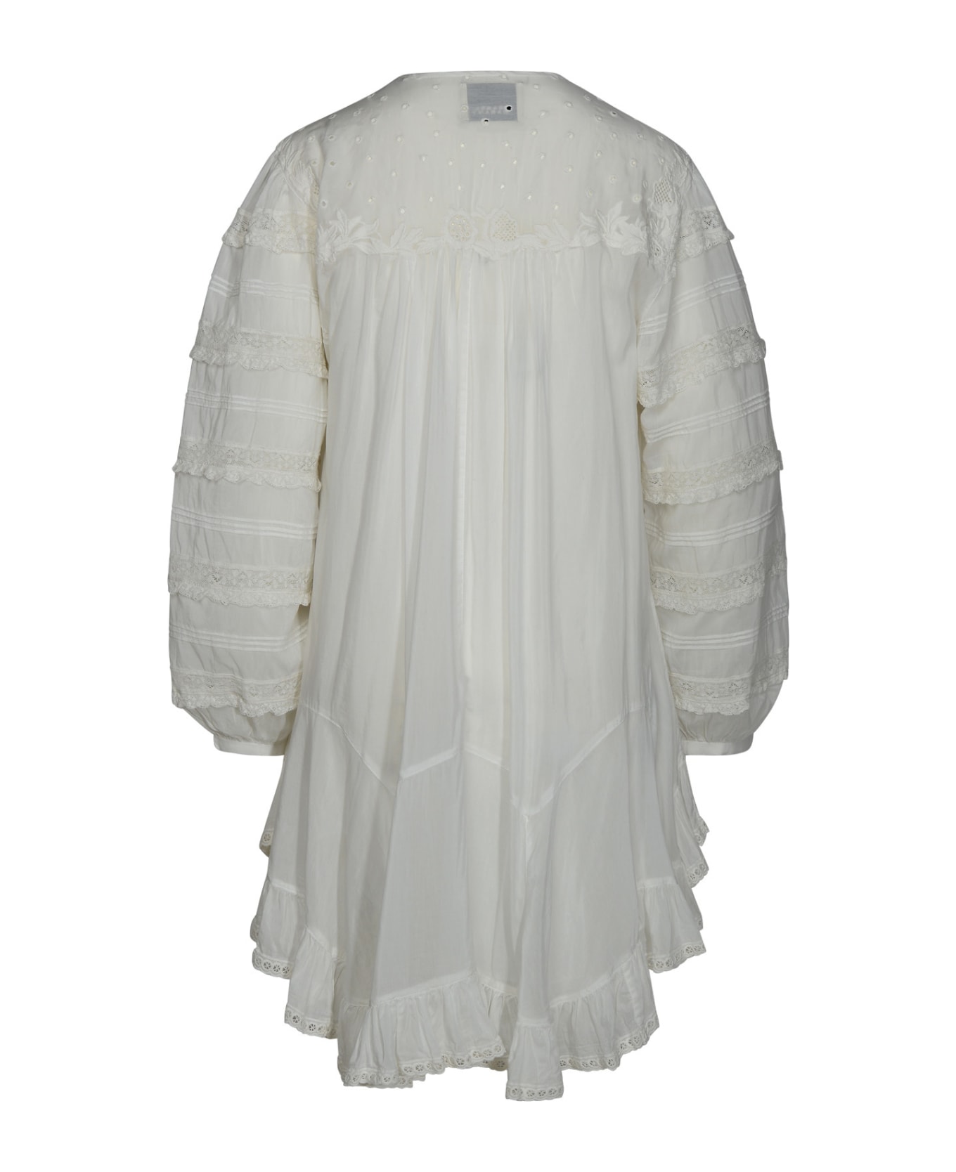 Isabel Marant 'gyliane' Dress In White Silk Blend - White ブラウス