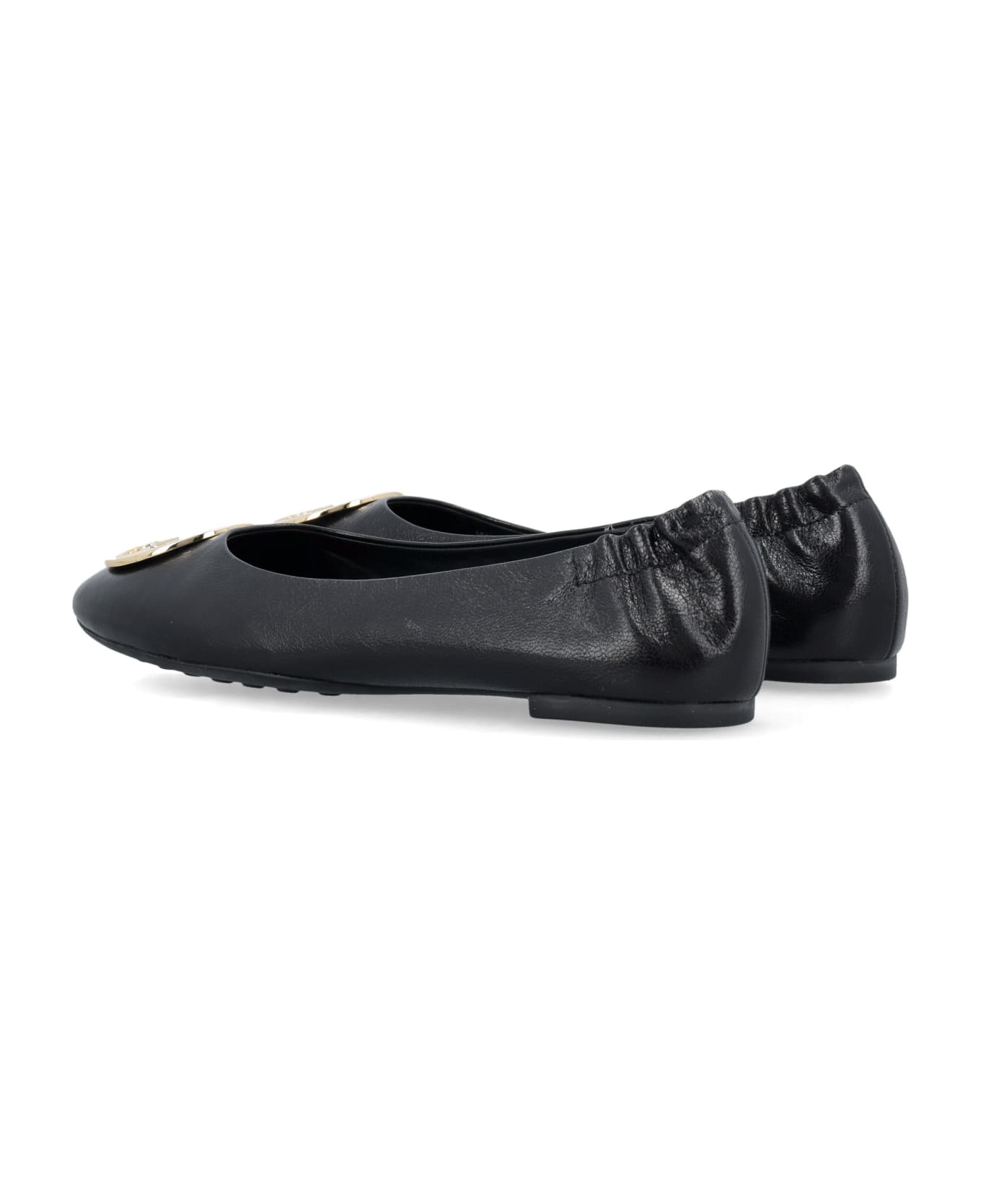 Tory Burch Claire Ballet Flats - PERFECT BLACK / PERFECT BLACK / GOL