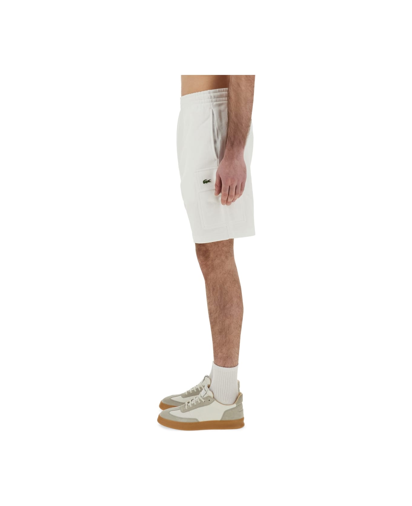 Lacoste Short Cargo - WHITE