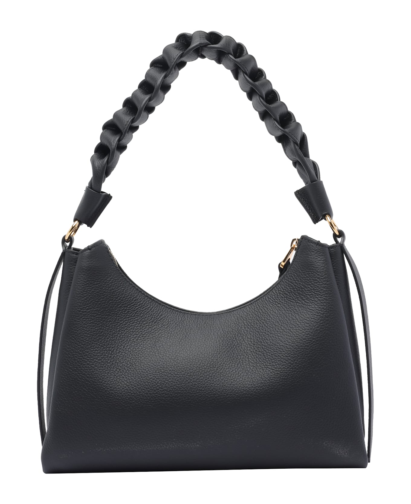 Coccinelle Medium Boheme Grana Double Shoulder Bag - Black