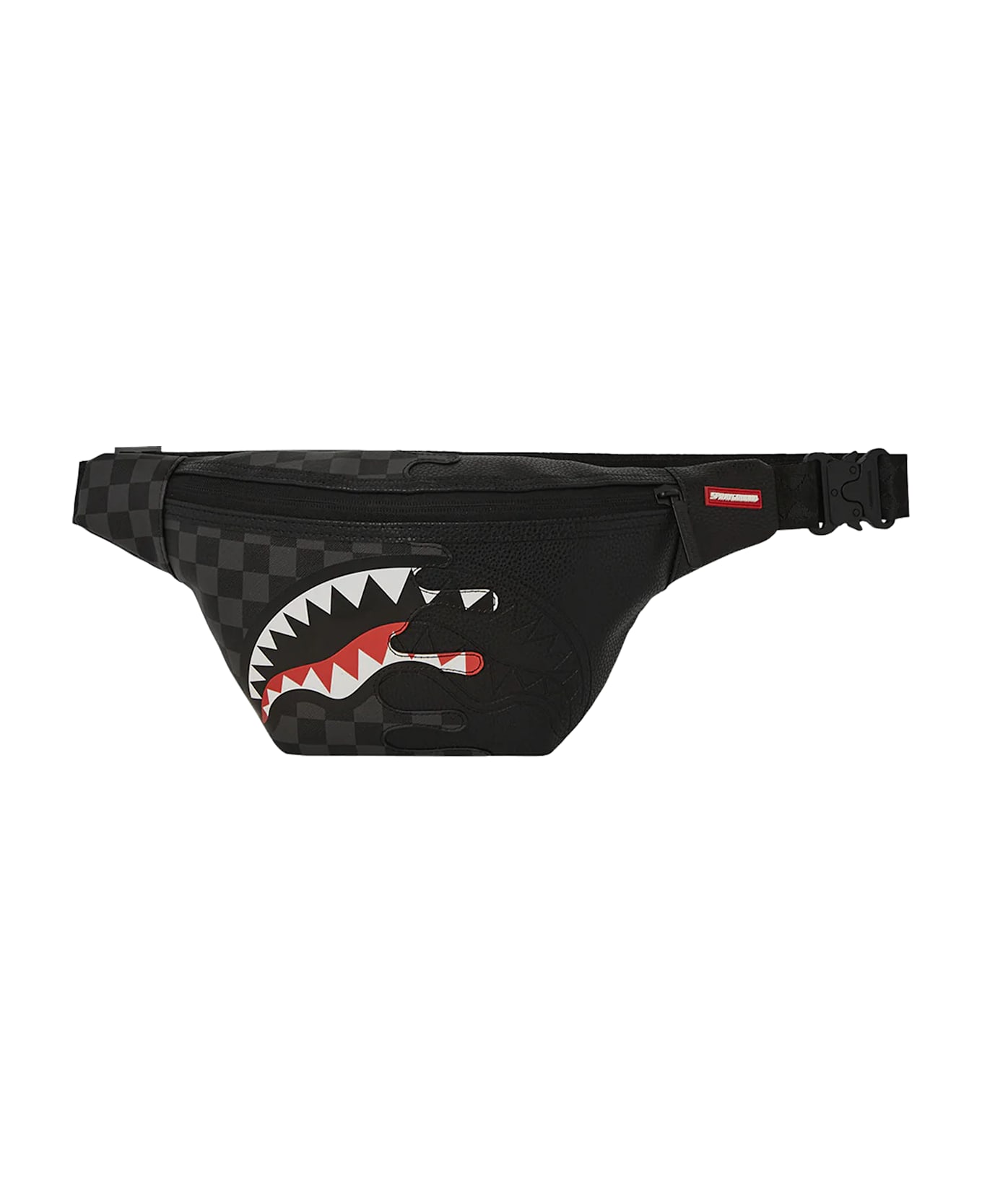 Sprayground Unfinished Shark Beltbag - Black