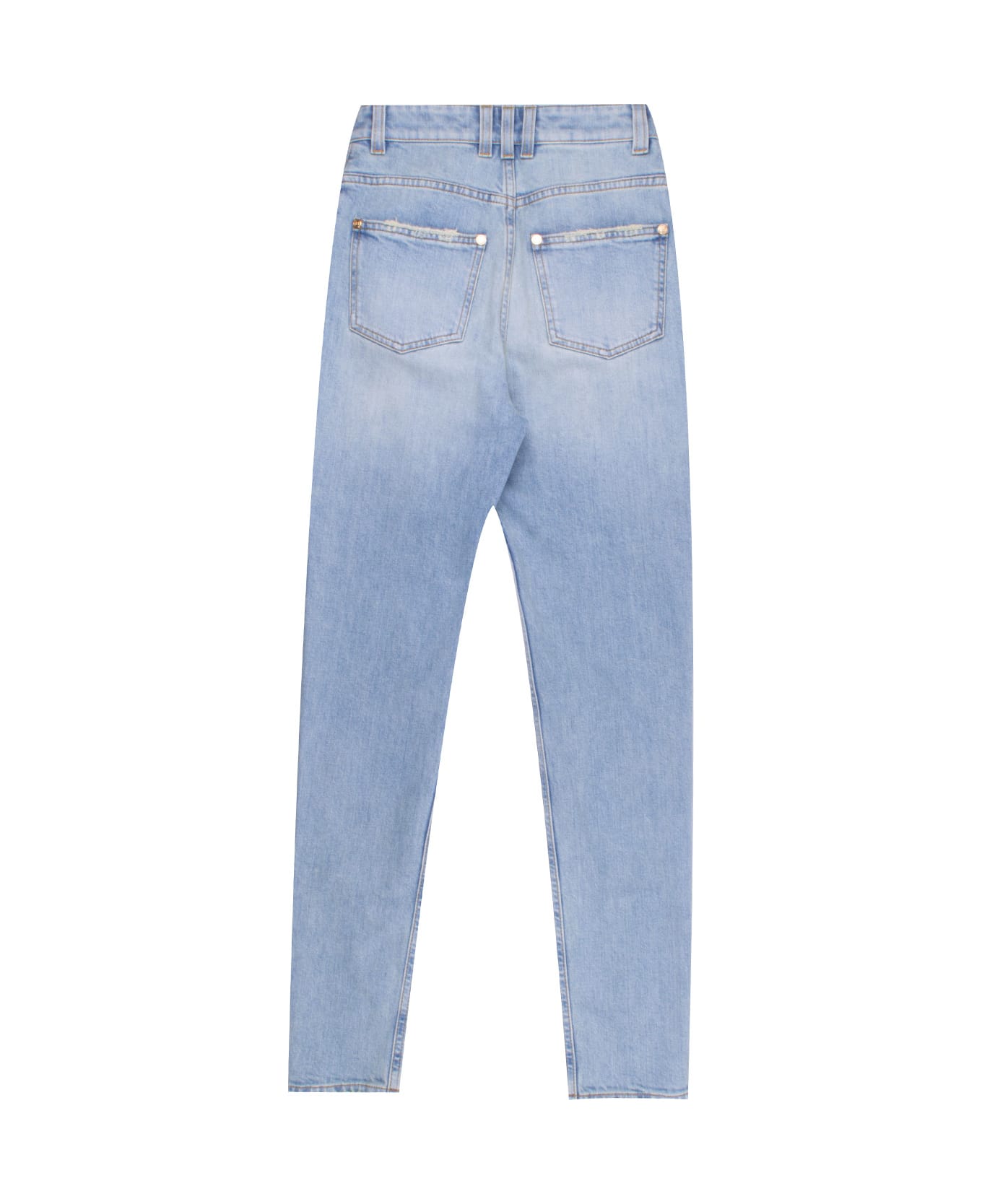 Balmain Cotton Jeans - Light blue