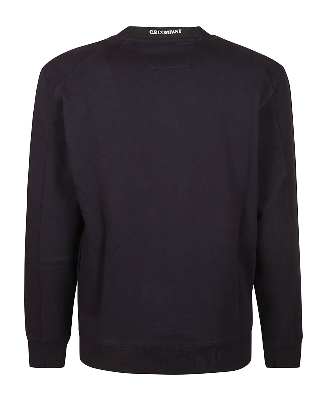 C.P. Company Diagonal Raised Fleece Sweatshirt - TOTAL ECLIPSE