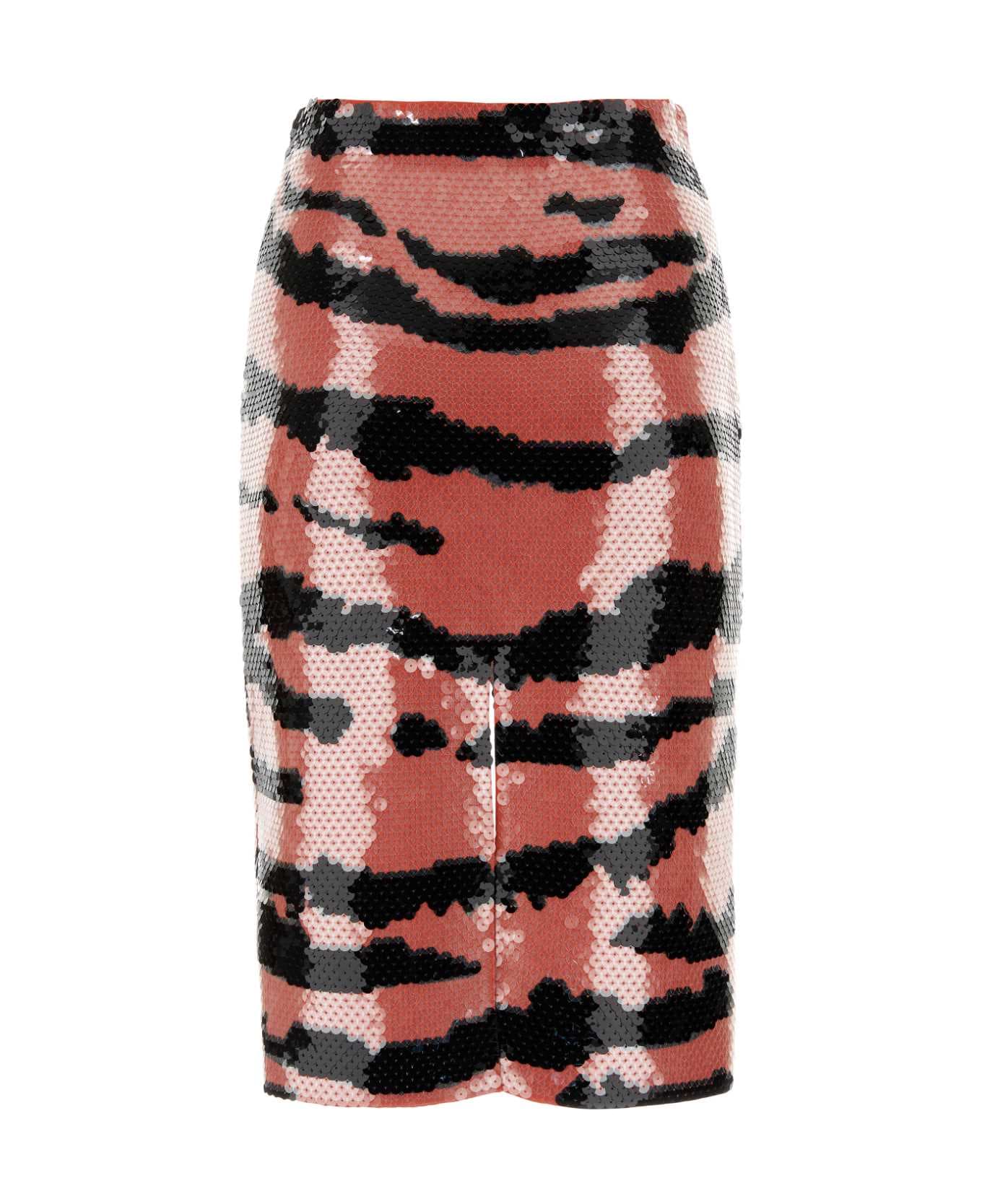 Bottega Veneta Embellished Viscose Skirt - 2715 スカート