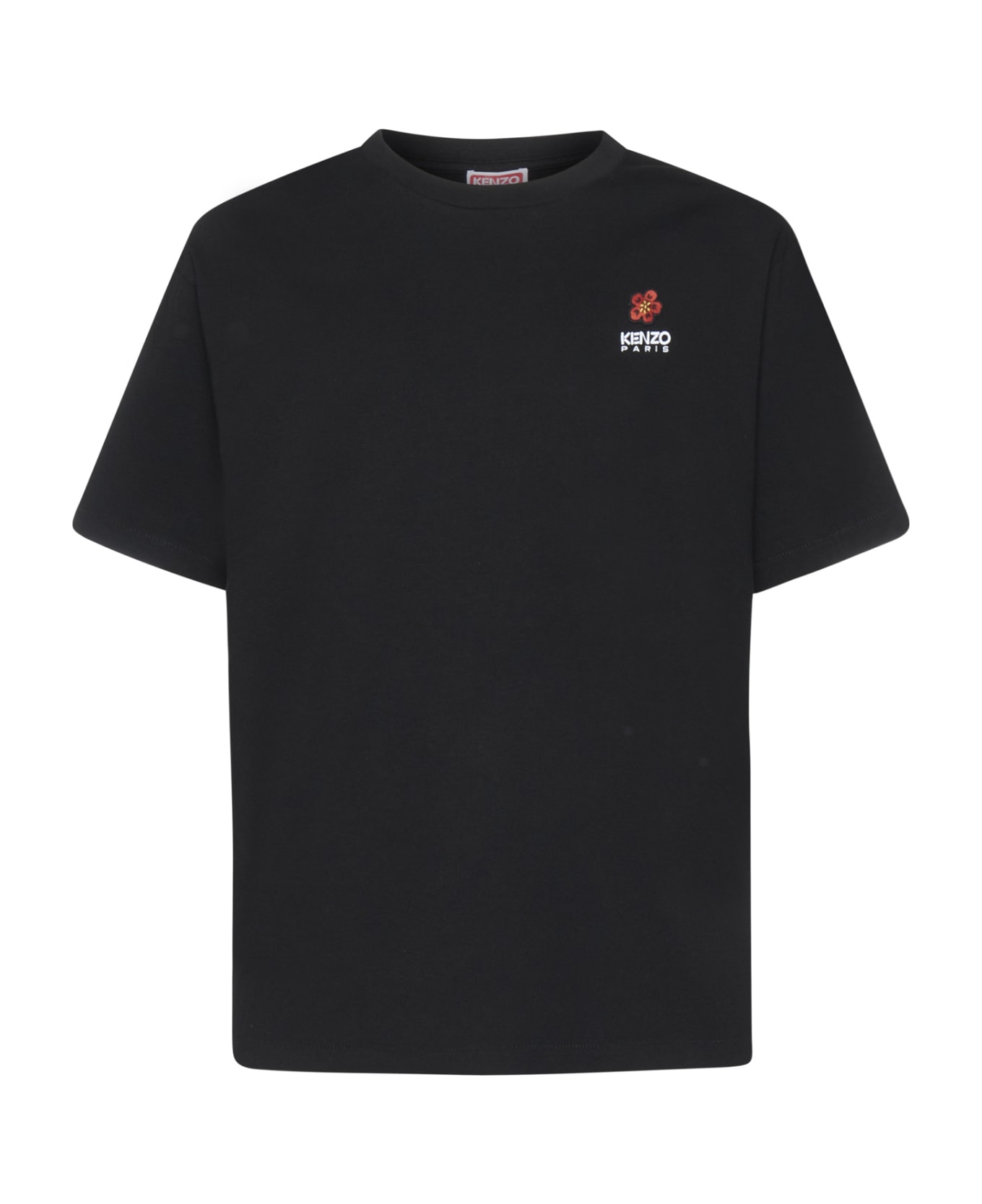 Kenzo Logo Cotton T-shirt - black