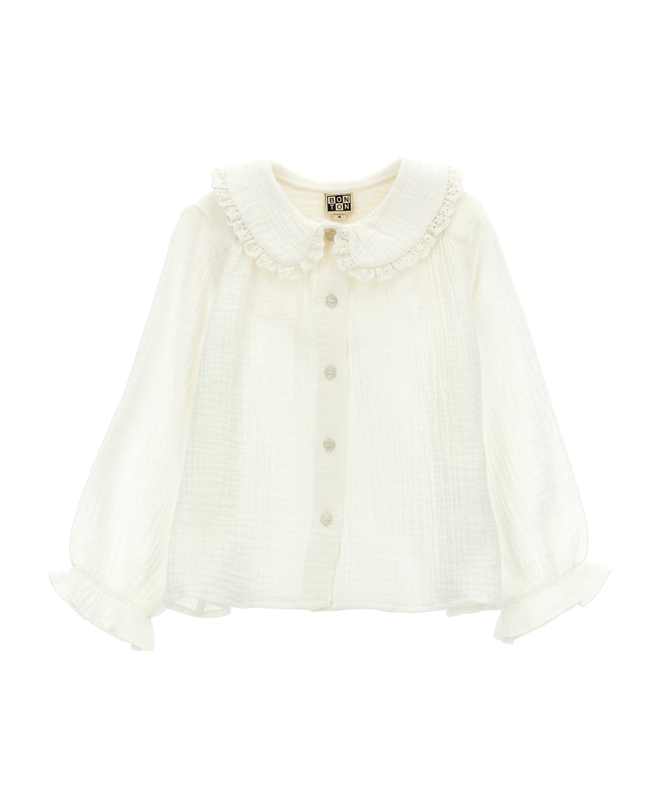Bonton Collar Shirt - White