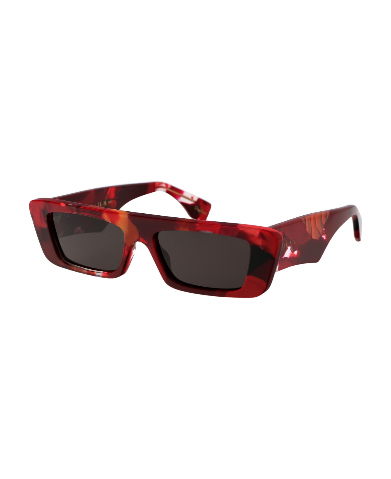 Gucci Eyewear Gg1625s Sunglasses - 002 RED RED GREY サングラス